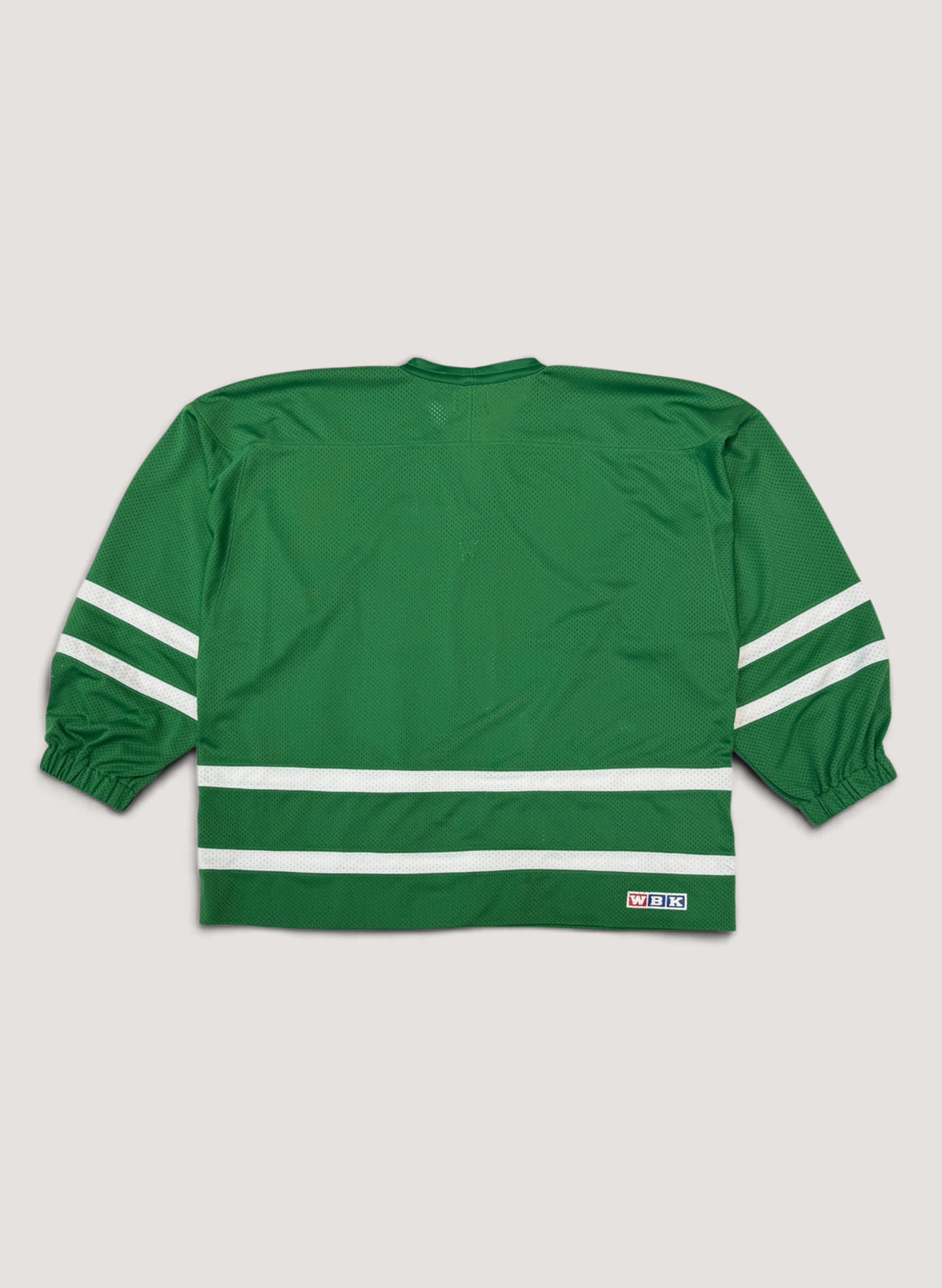 WOODBLOCK LS MESH HOCKEY JERSEY GREEN/WHITE (WB-26AW-001)