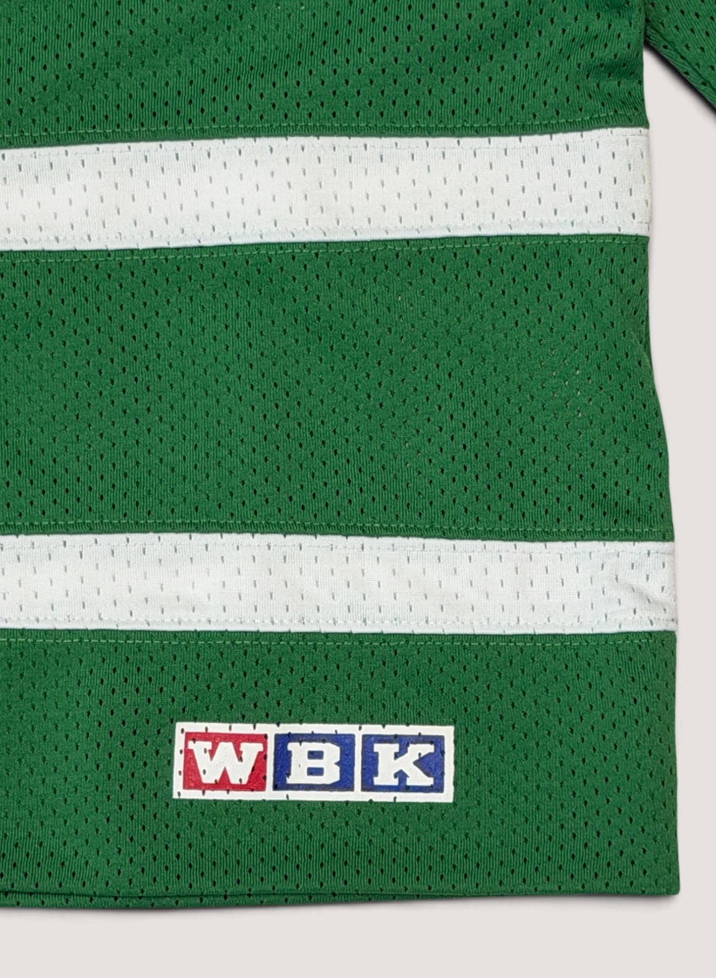WOODBLOCK LS MESH HOCKEY JERSEY GREEN/WHITE (WB-26AW-001)