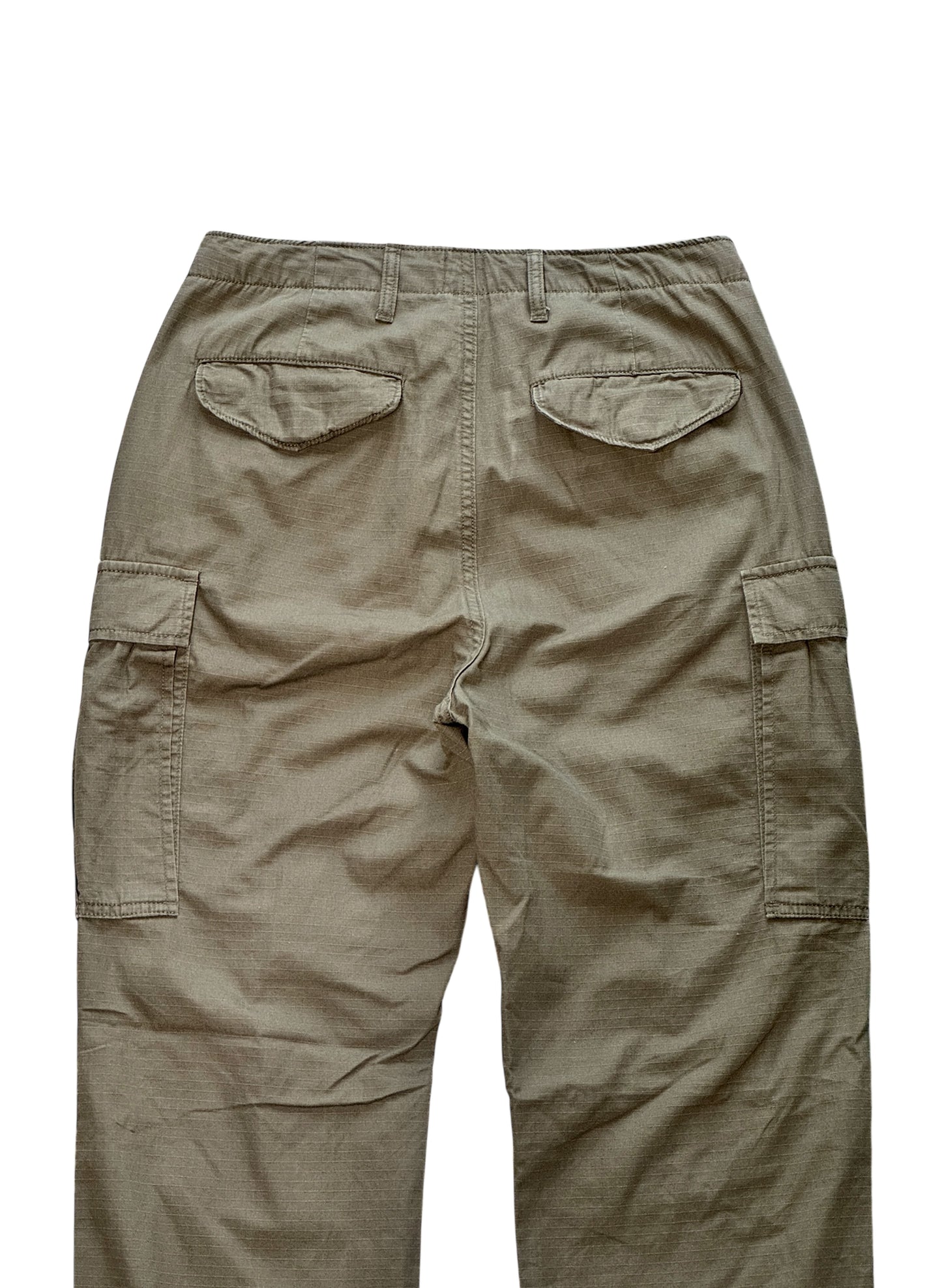 (SUP-497) GAP RIPSTOP CARGO PANTS for women - Olive
