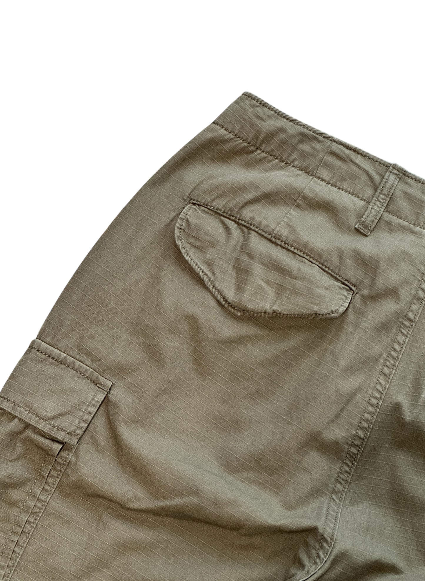 (SUP-497) GAP RIPSTOP CARGO PANTS for women - Olive