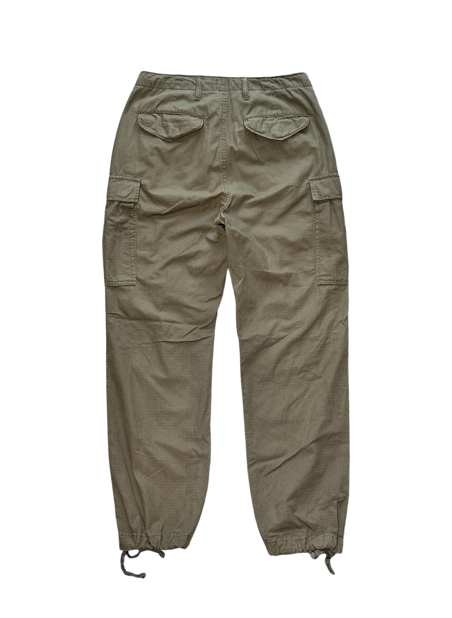 (SUP-497) GAP RIPSTOP CARGO PANTS for women - Olive