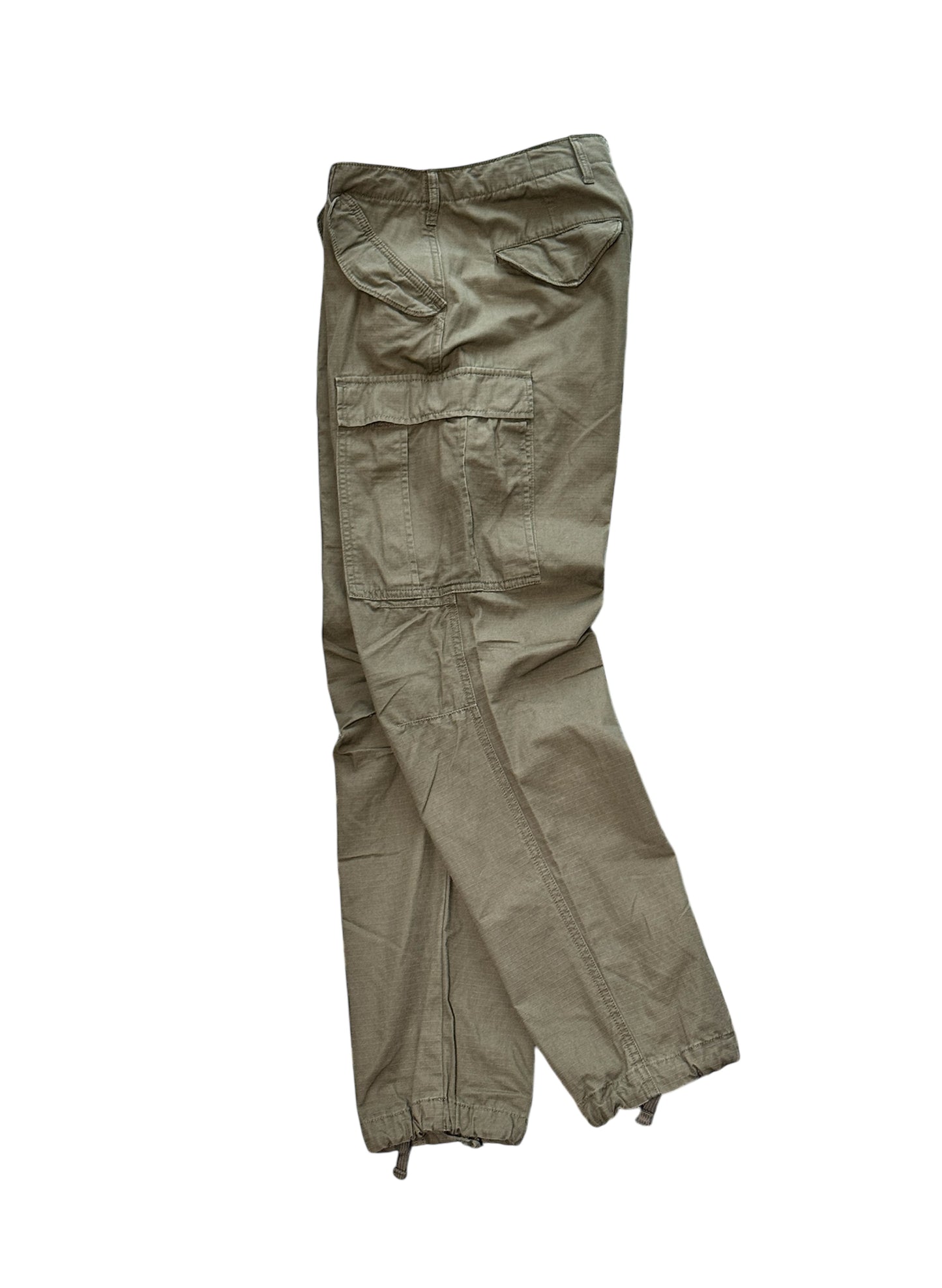 (SUP-497) GAP RIPSTOP CARGO PANTS for women - Olive