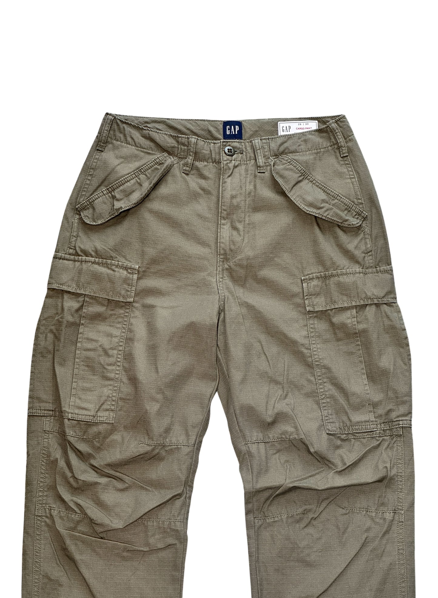 (SUP-497) GAP RIPSTOP CARGO PANTS for women - Olive