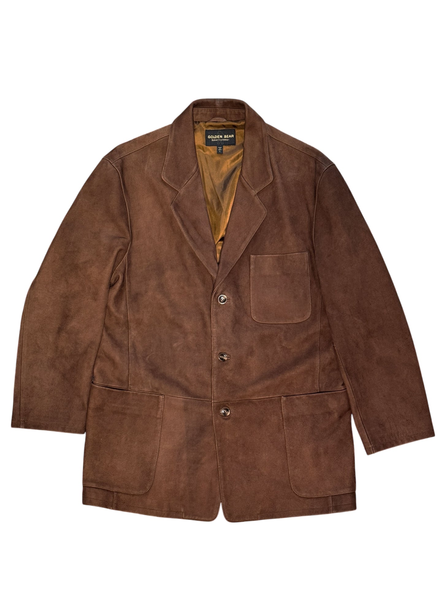 (SUP-523) GOLDEN BEAR Sportswear GOAT LEATHER TAILORED JACKET