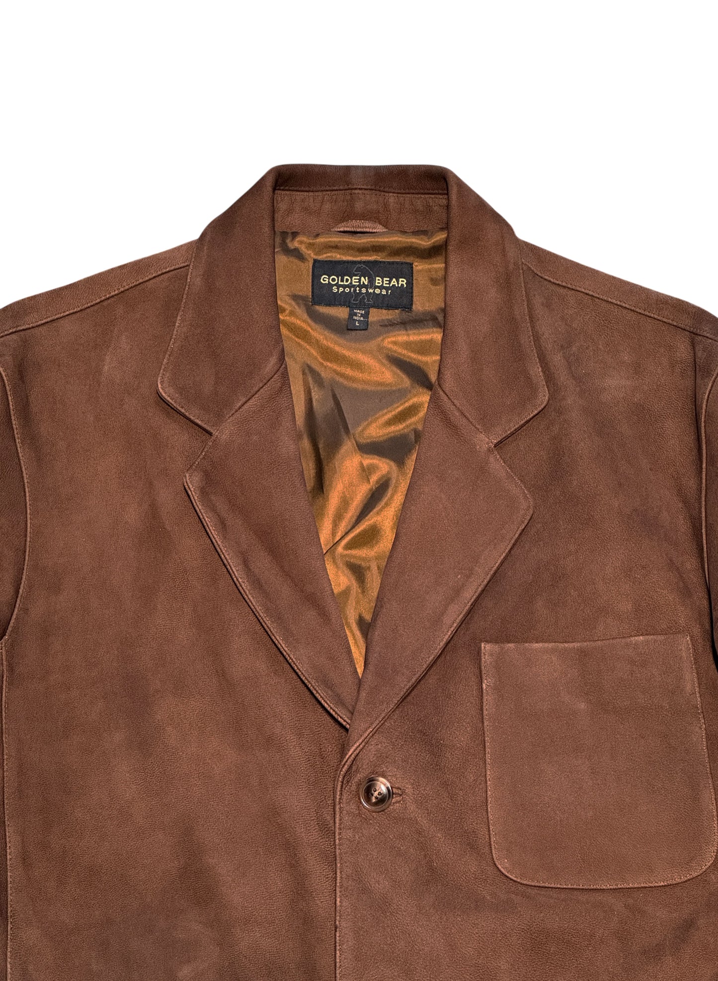 (SUP-523) GOLDEN BEAR Sportswear GOAT LEATHER TAILORED JACKET