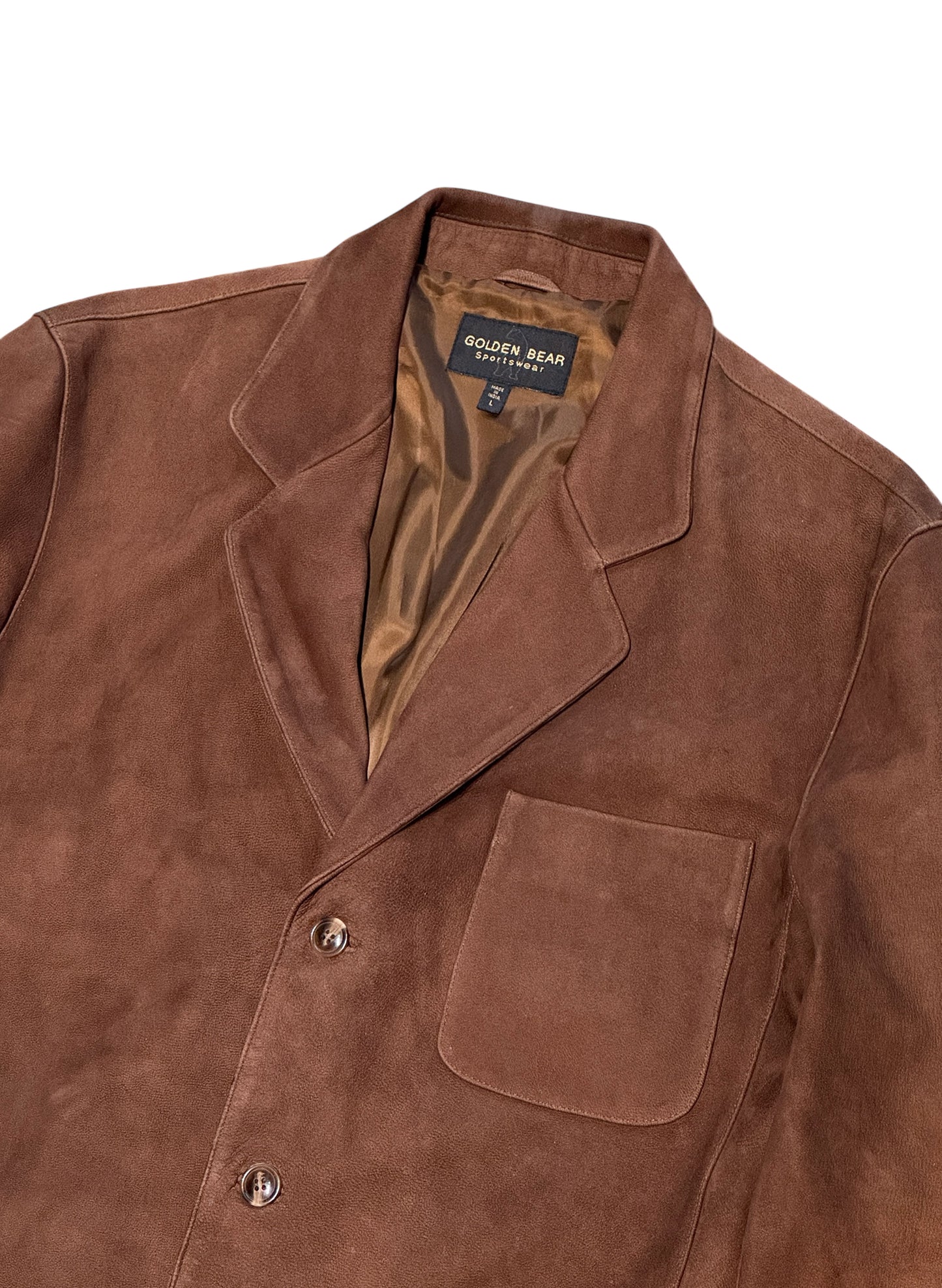 (SUP-523) GOLDEN BEAR Sportswear GOAT LEATHER TAILORED JACKET