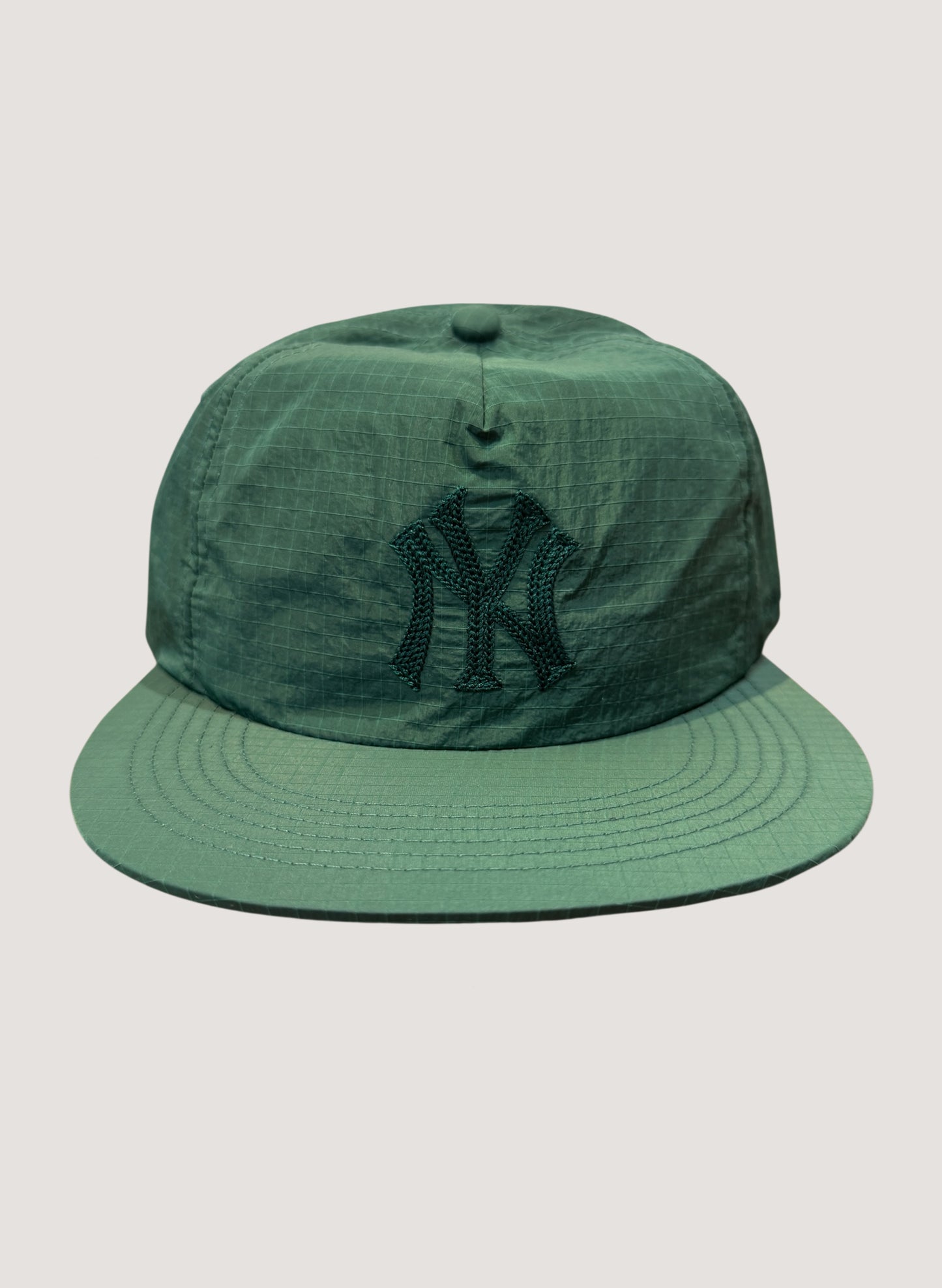 Uncle Jay's Vintage NY Yankees Ripstop Nylon Cap GREEN (UNCLE-012)