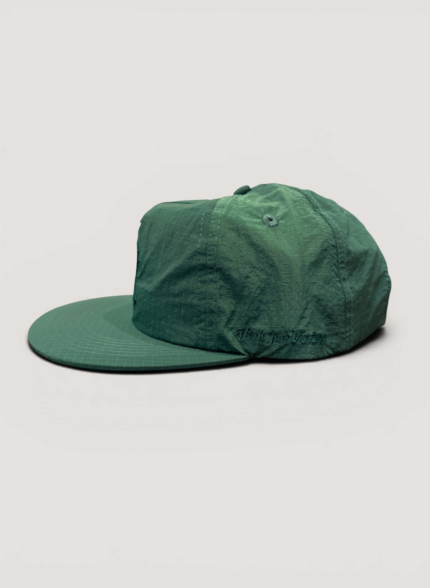 Uncle Jay's Vintage NY Yankees Ripstop Nylon Cap GREEN (UNCLE-012)