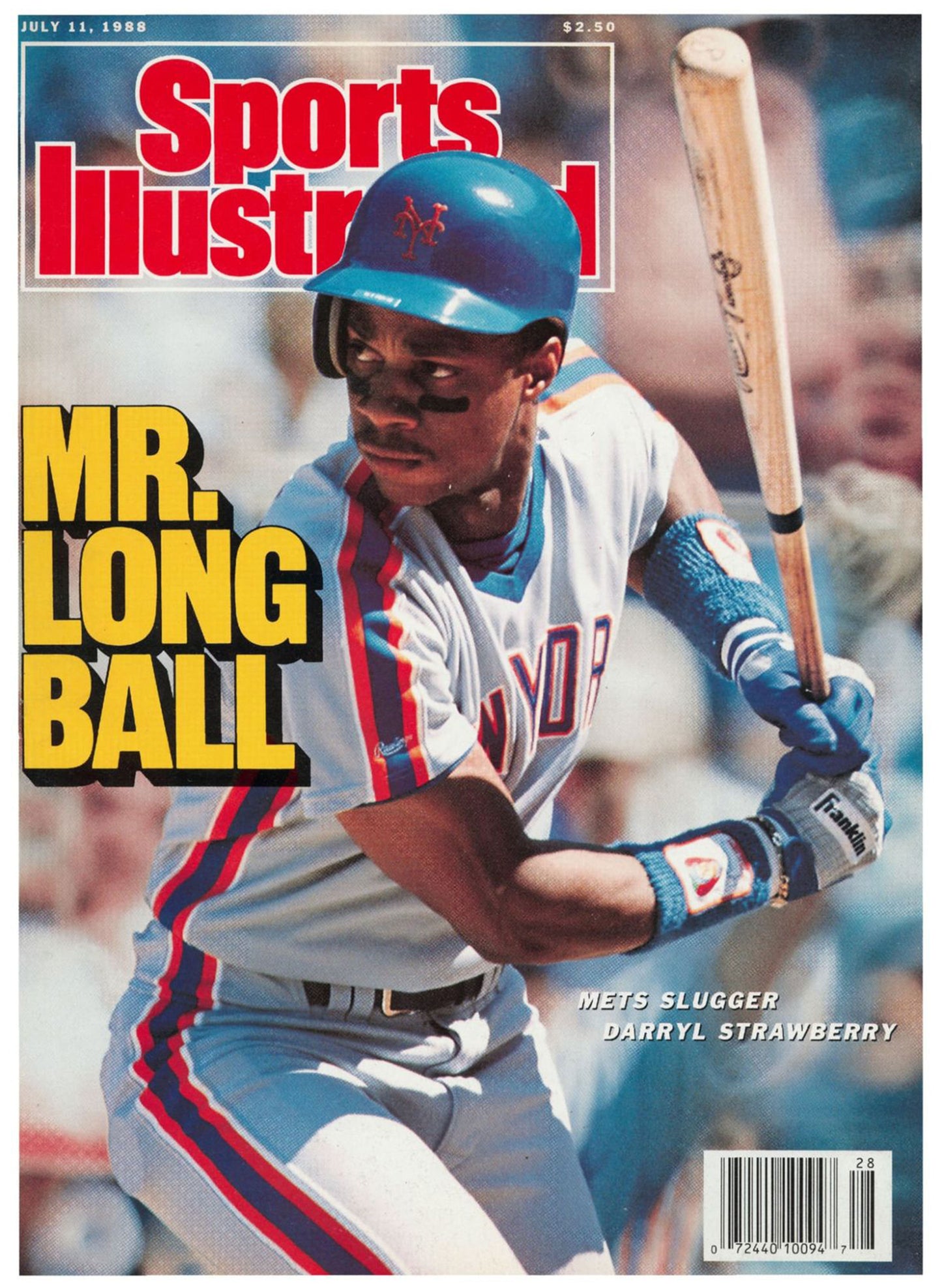 (SUP-378) Mitchell&Ness NEW YORK METS "18" Darryl Strawberry (48・XLサイズ)