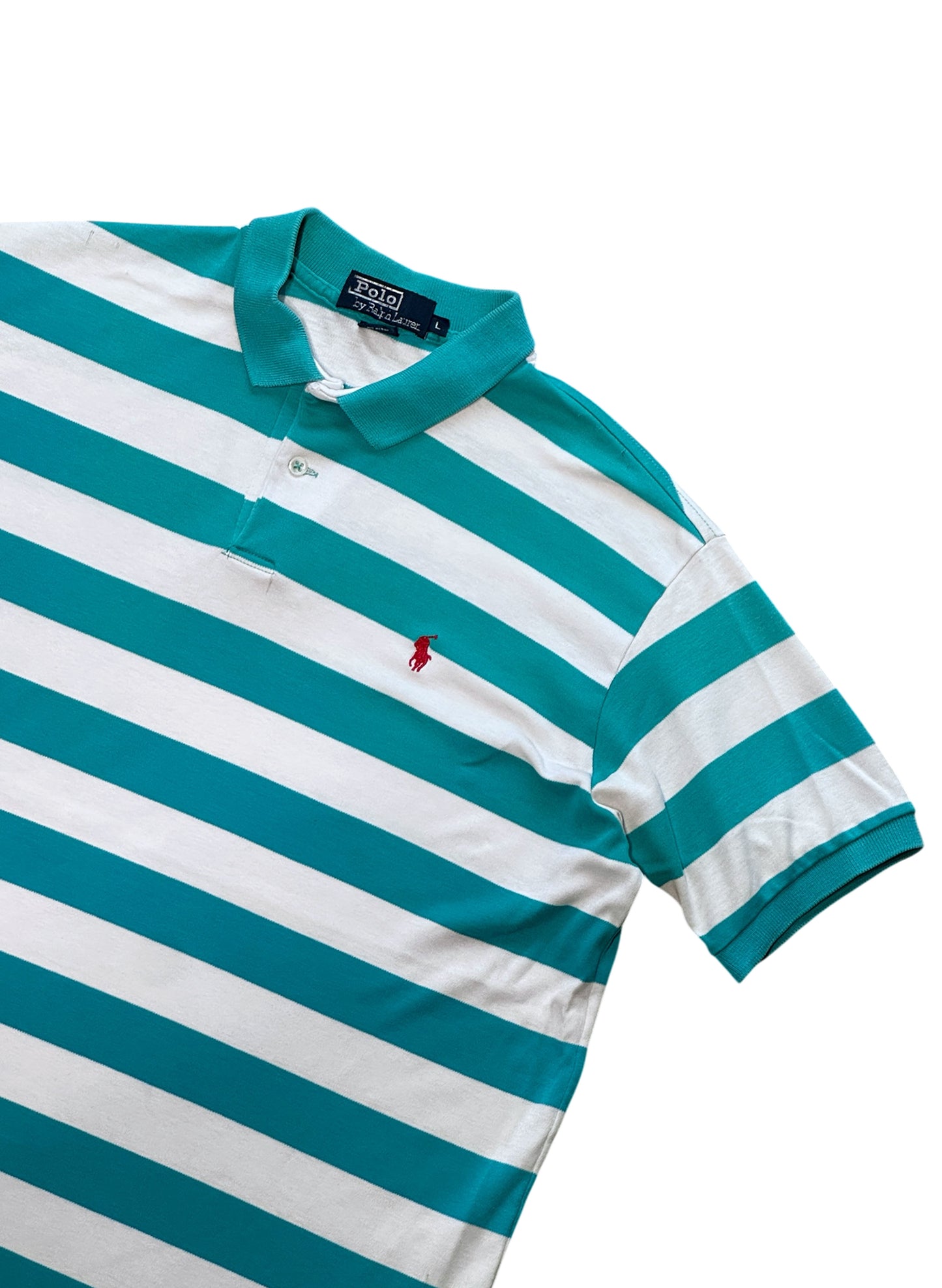 (SUP-672) 90s Polo Ralph Lauren POLO SHIRT - MADE IN U.S.A.