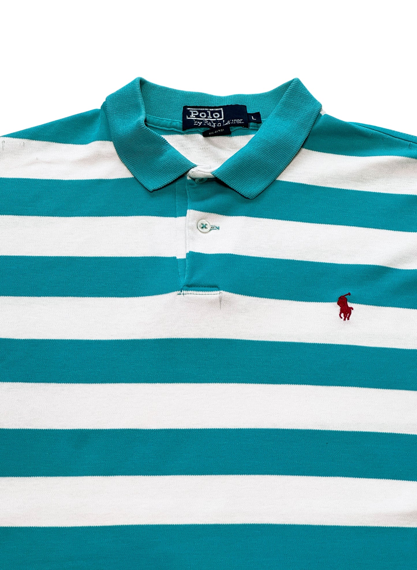 (SUP-672) 90s Polo Ralph Lauren POLO SHIRT - MADE IN U.S.A.