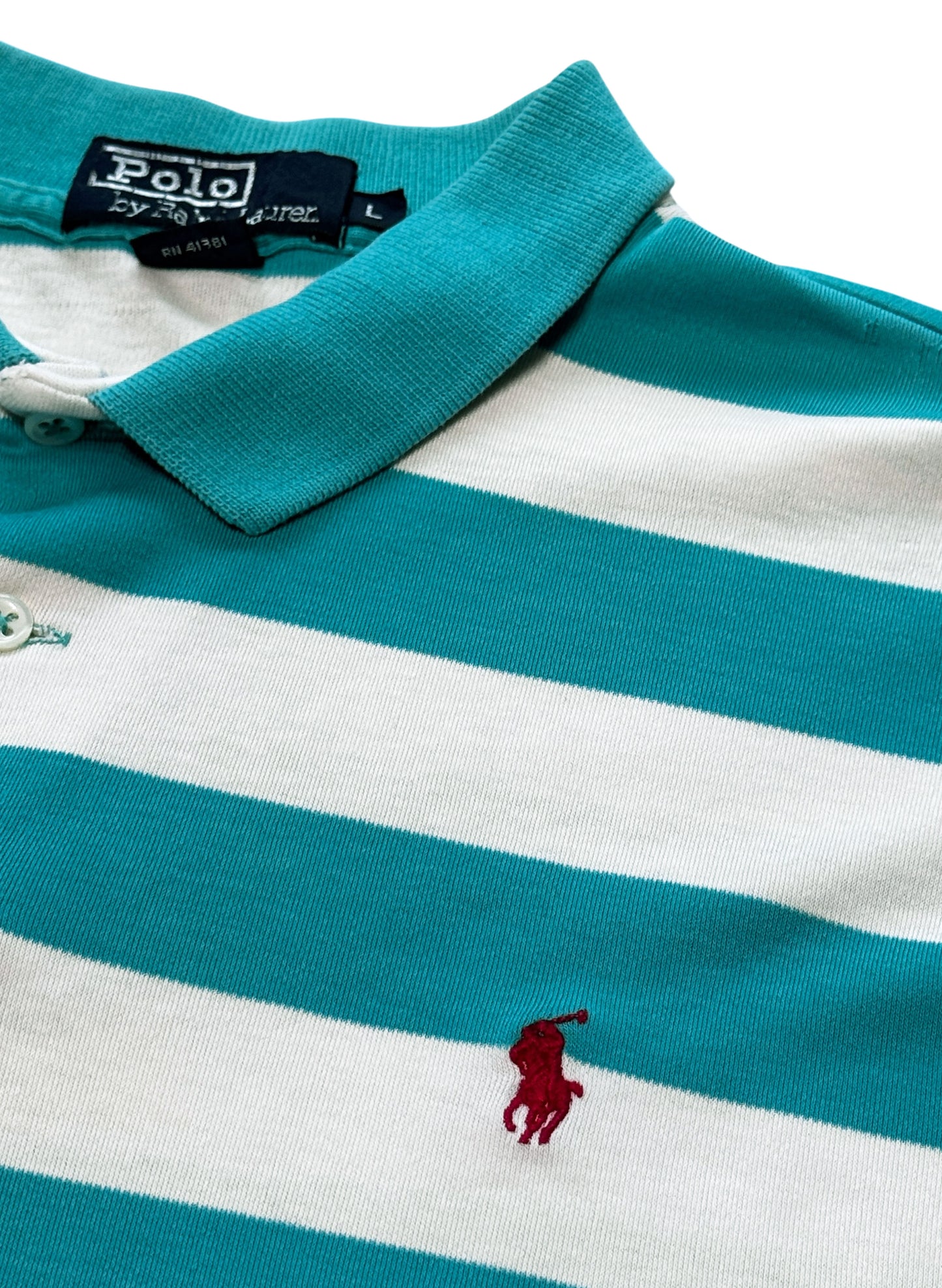(SUP-672) 90s Polo Ralph Lauren POLO SHIRT - MADE IN U.S.A.