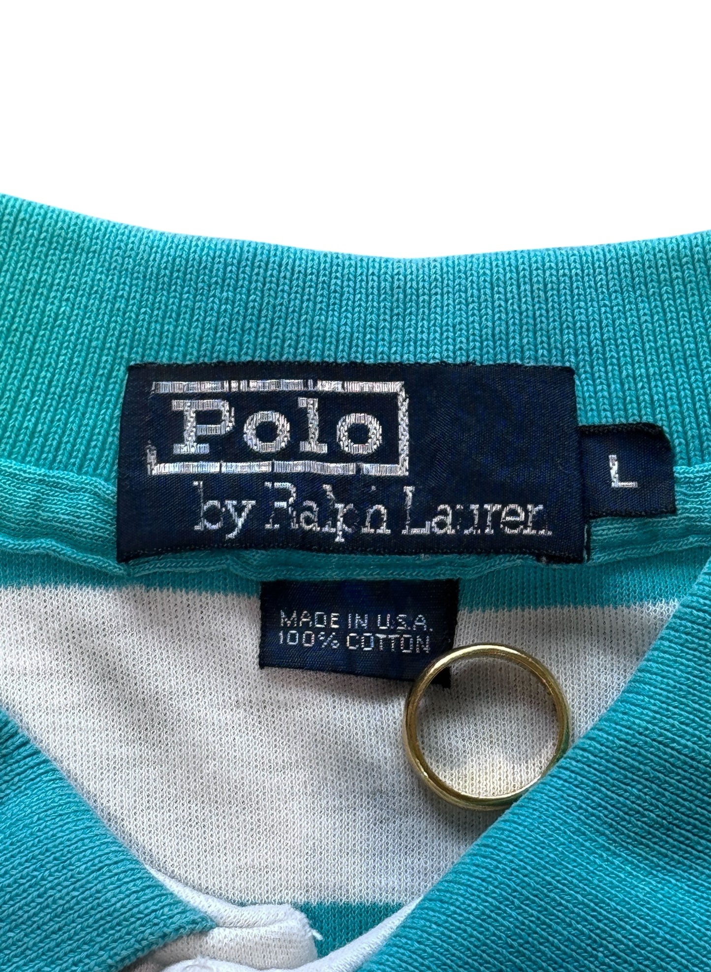 (SUP-672) 90s Polo Ralph Lauren POLO SHIRT - MADE IN U.S.A.