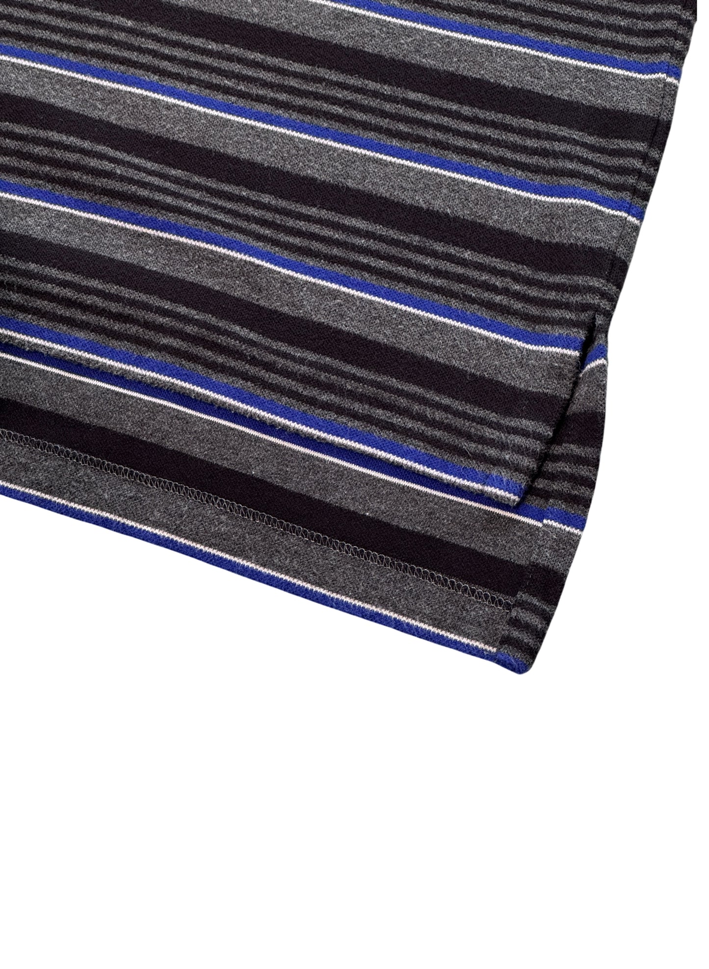 (SUP-682) Polo Ralph Lauren BORDER POLO SHIRT - GREY/BLACK/BLUE