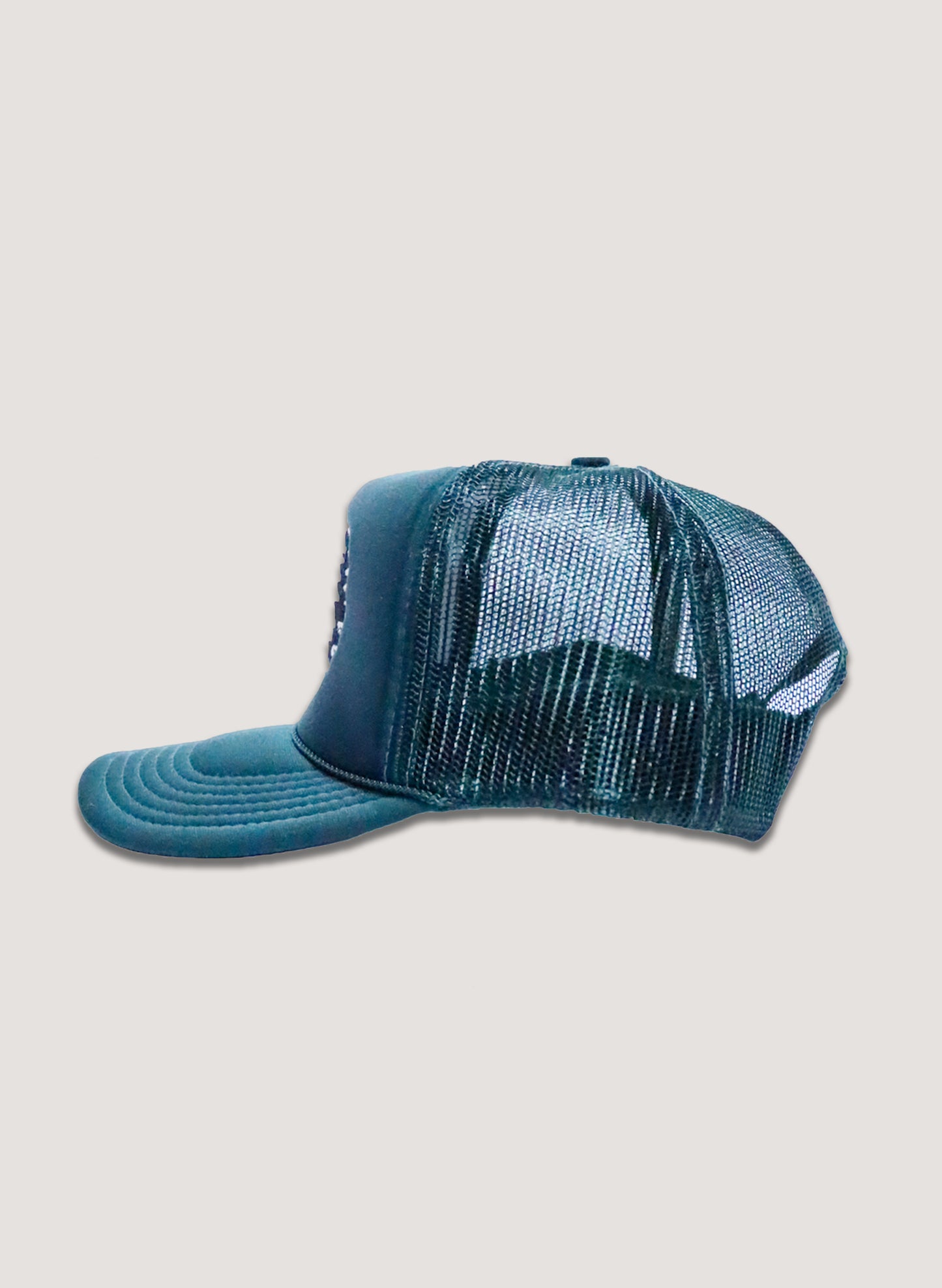 WOODBLOCK CHIEF HEAD MESH CAP GREEN (23SS-023)