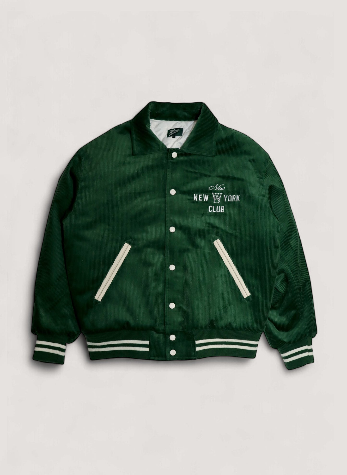 WOODBLOCK × NEW NEW YORK CLUB CORDUROY AWARD JACKET GREEN (WB-24AW-014)