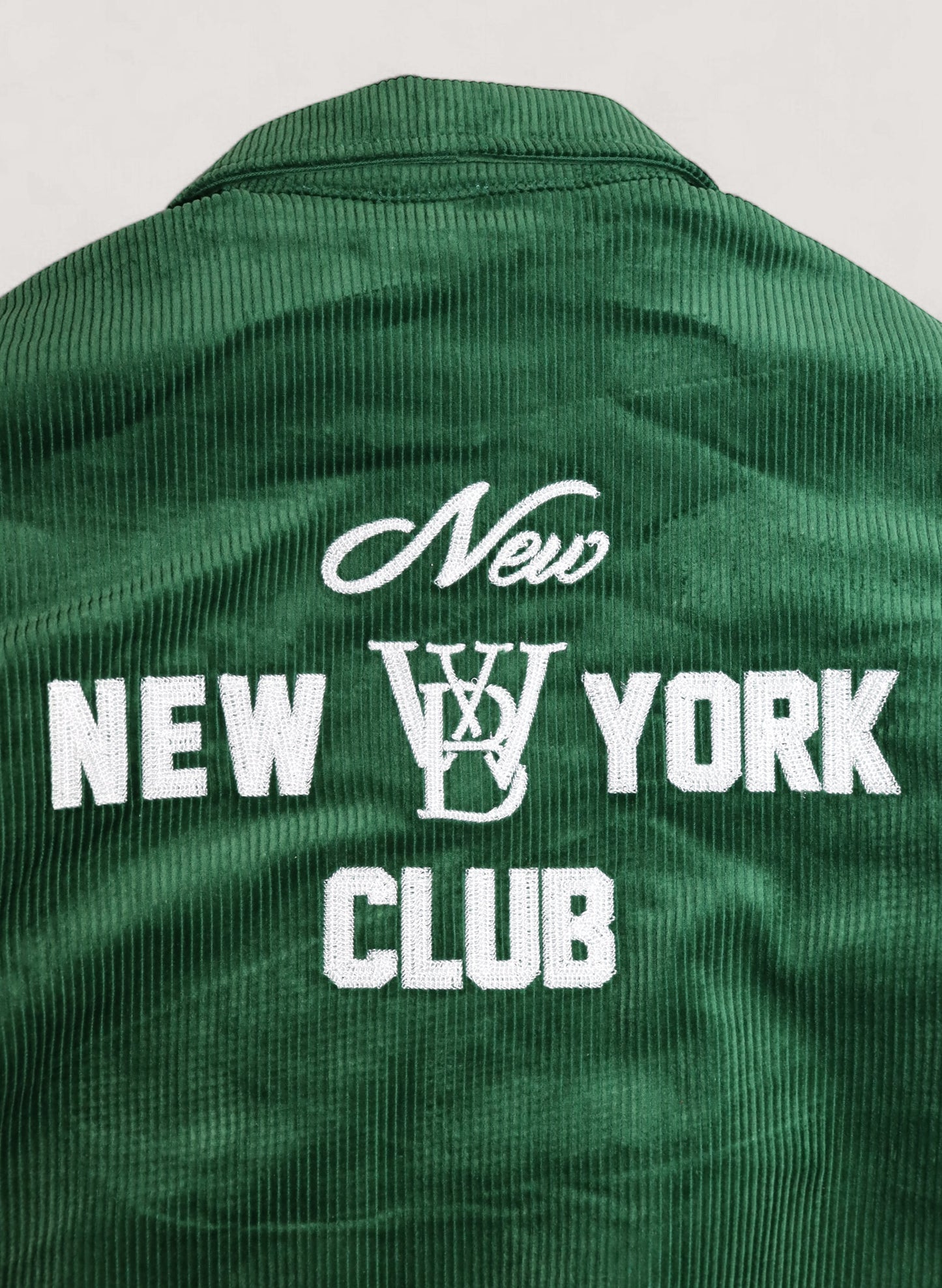 WOODBLOCK × NEW NEW YORK CLUB CORDUROY AWARD JACKET GREEN (WB-24AW-014)