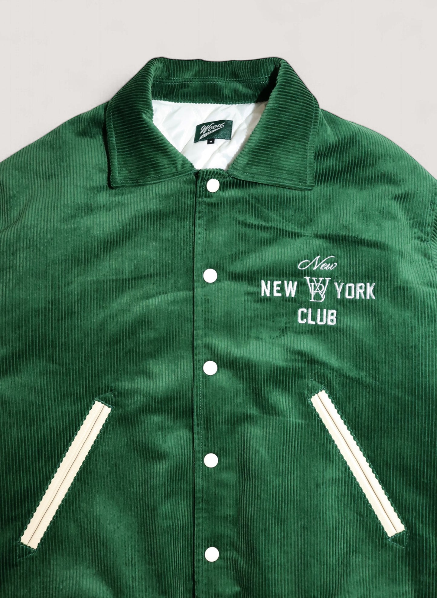 WOODBLOCK × NEW NEW YORK CLUB CORDUROY AWARD JACKET GREEN (WB-24AW-014)