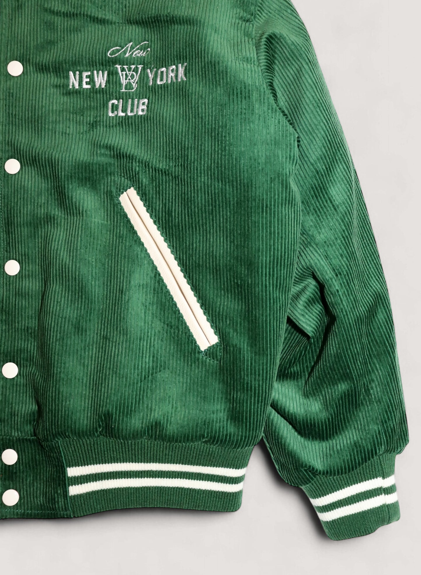 WOODBLOCK × NEW NEW YORK CLUB CORDUROY AWARD JACKET GREEN (WB-24AW-014)