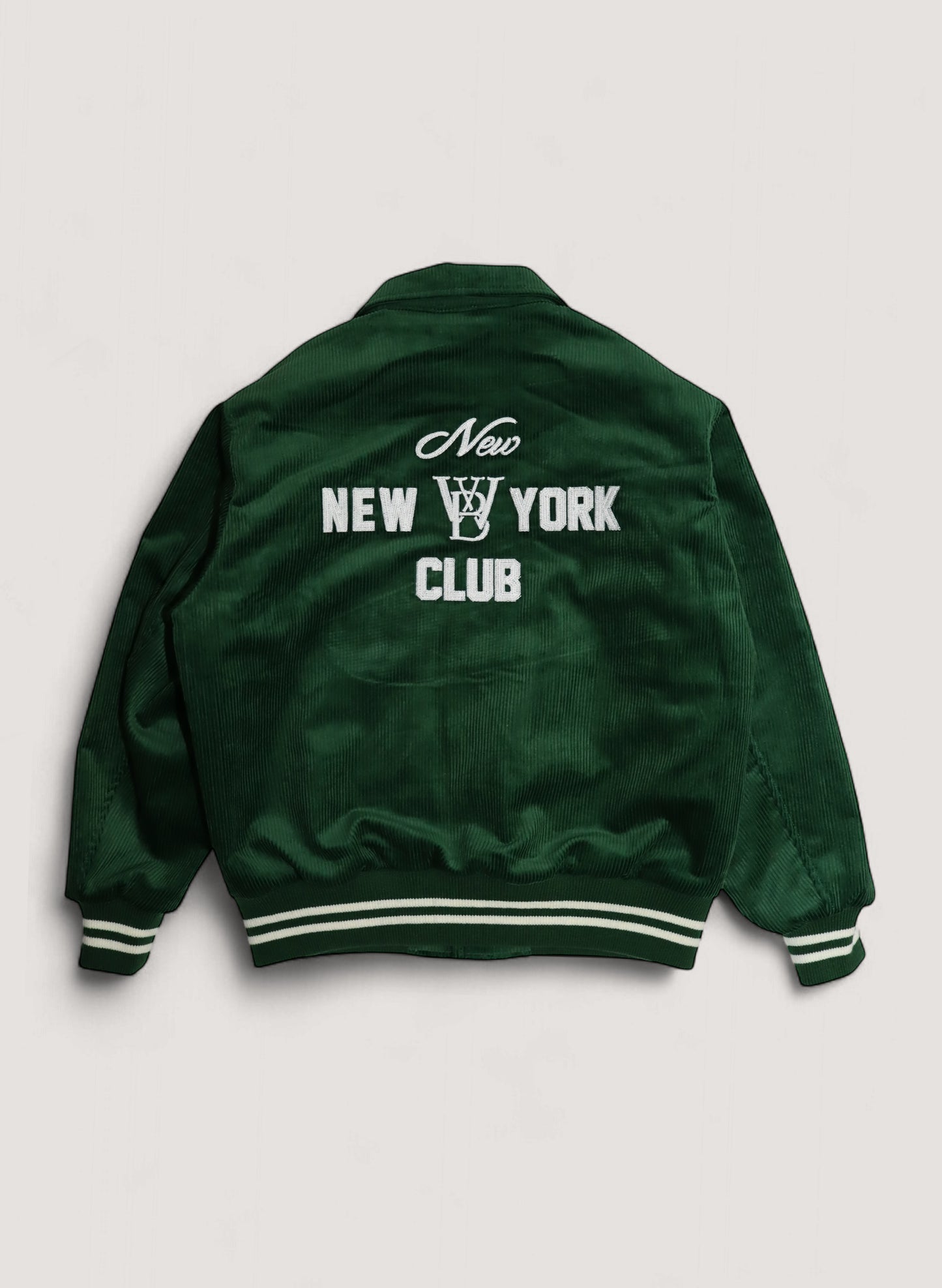 WOODBLOCK × NEW NEW YORK CLUB CORDUROY AWARD JACKET GREEN (WB-24AW-014)