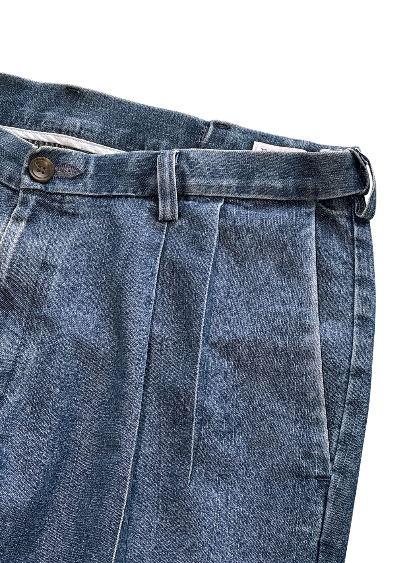 (SUP-564) HAGGAR 2TUCK STRETCH DENIM SLACKS - W36 x L29