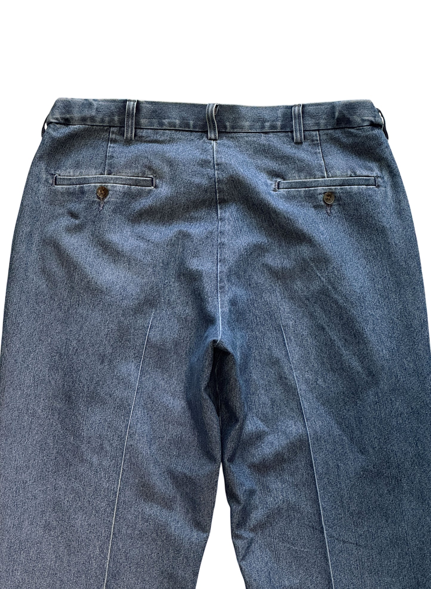 (SUP-564) HAGGAR 2TUCK STRETCH DENIM SLACKS - W36 x L29