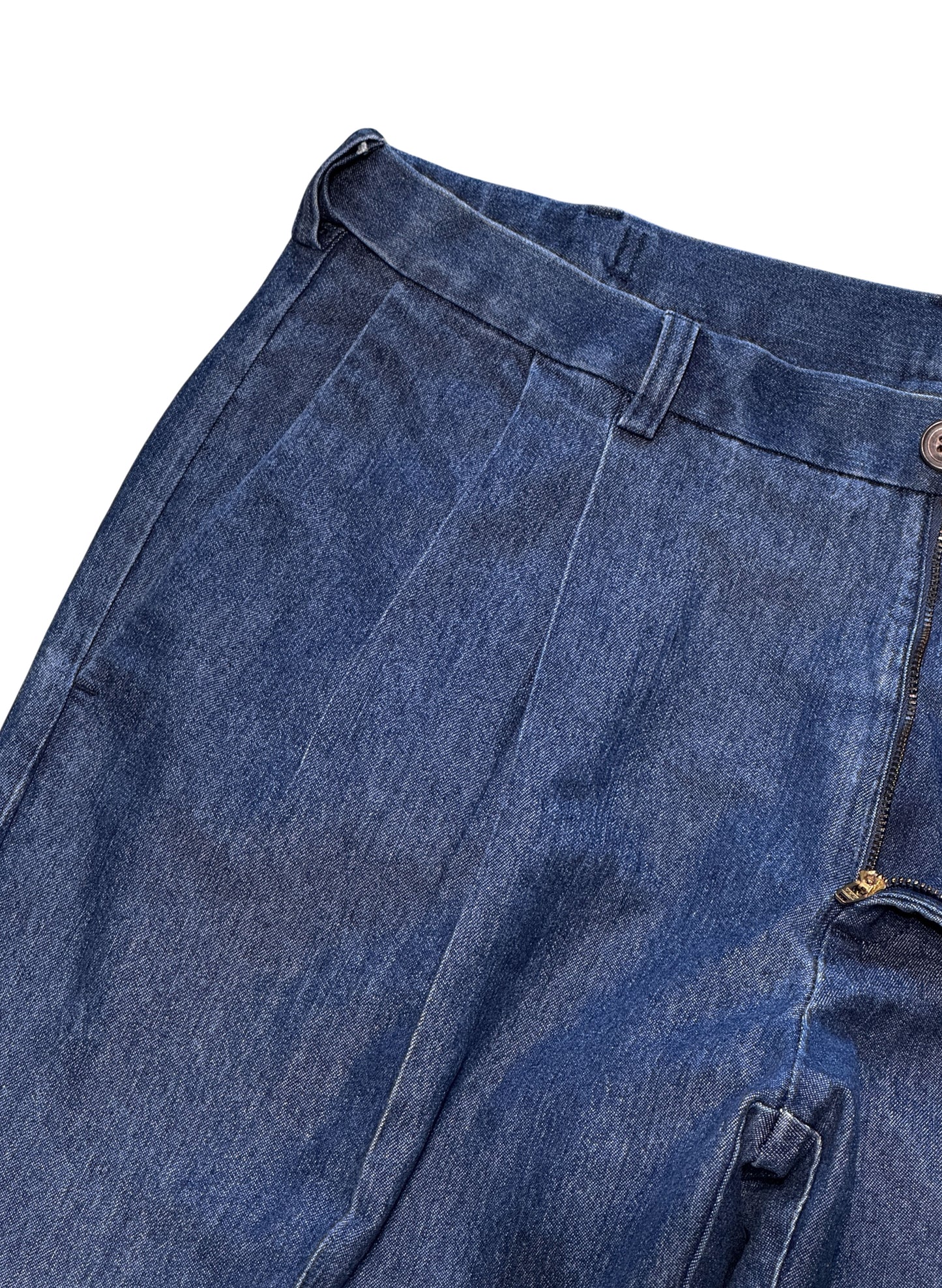 (SUP-756) HAGGAR 2TUCK DENIM TROUSERS - W36 x L30