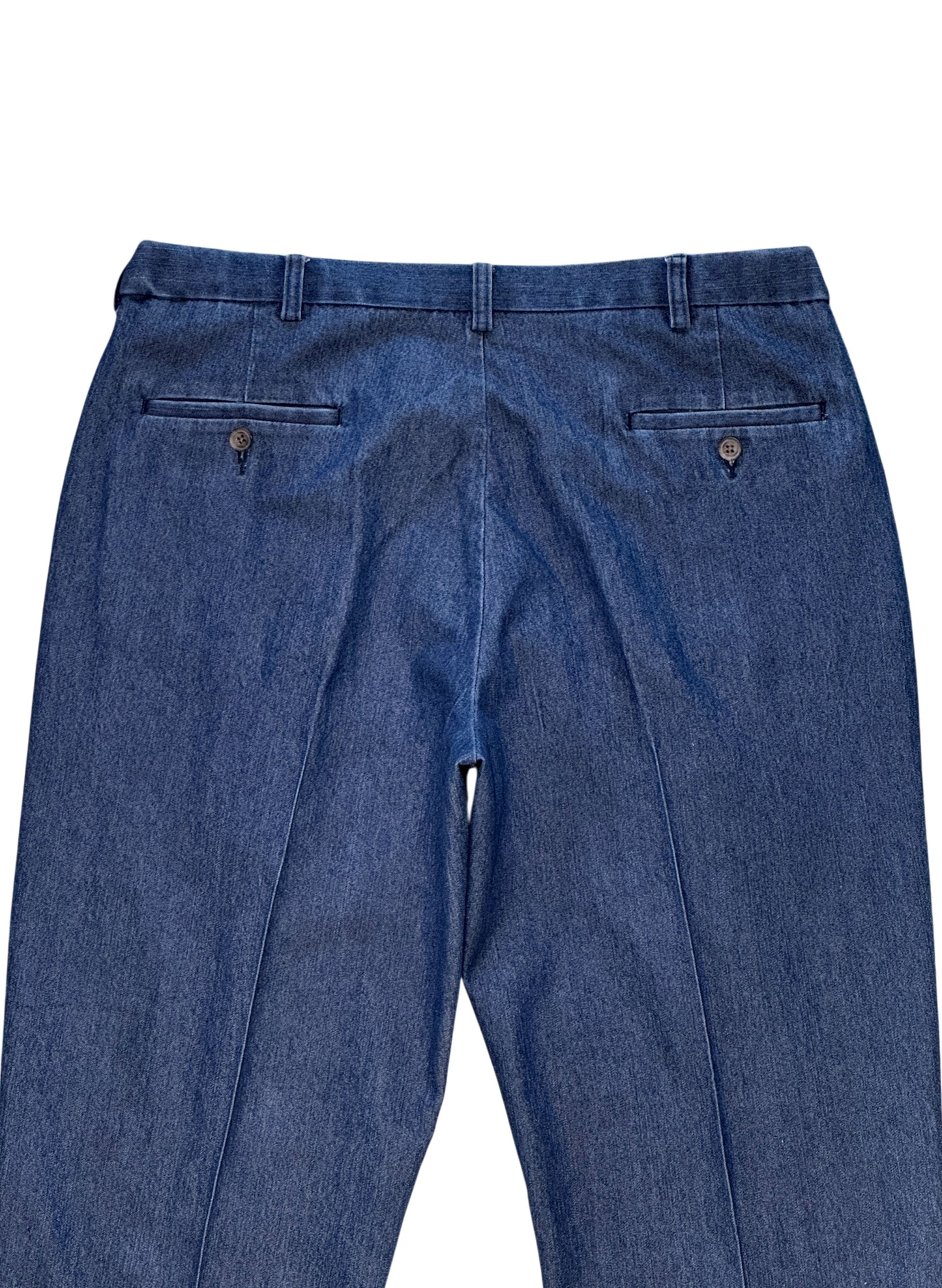 (SUP-756) HAGGAR 2TUCK DENIM TROUSERS - W36 x L30