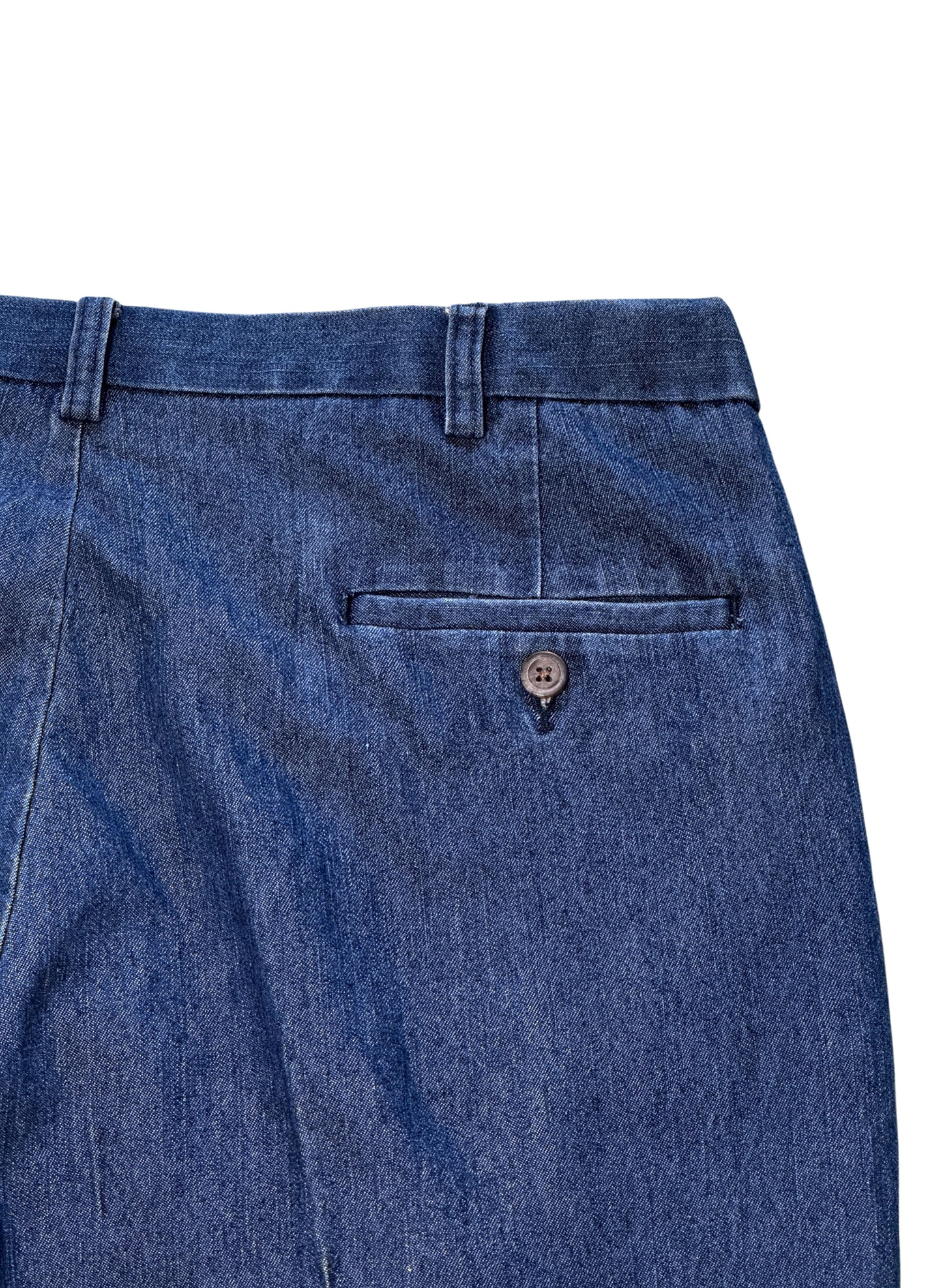 (SUP-756) HAGGAR 2TUCK DENIM TROUSERS - W36 x L30