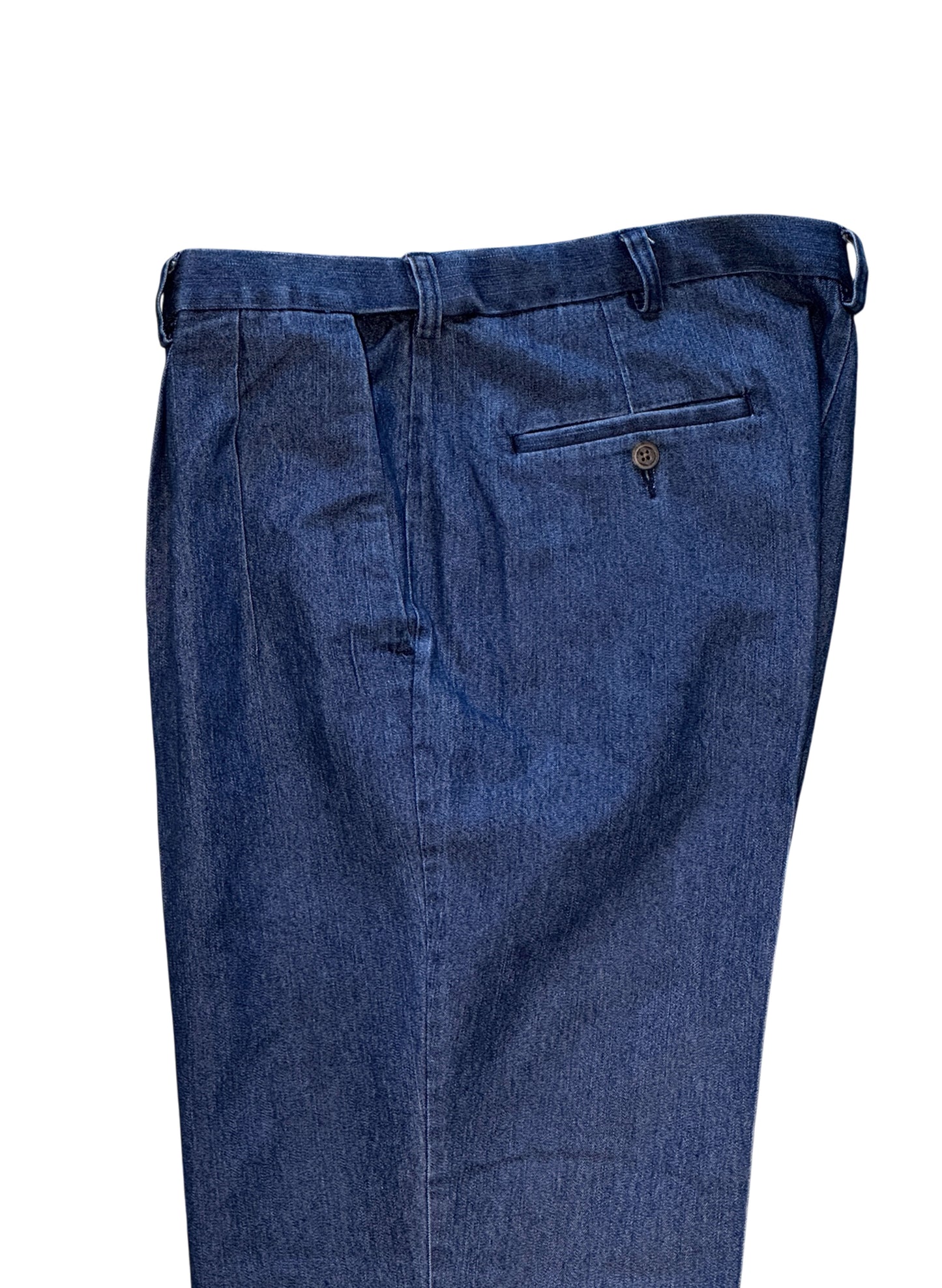 (SUP-756) HAGGAR 2TUCK DENIM TROUSERS - W36 x L30