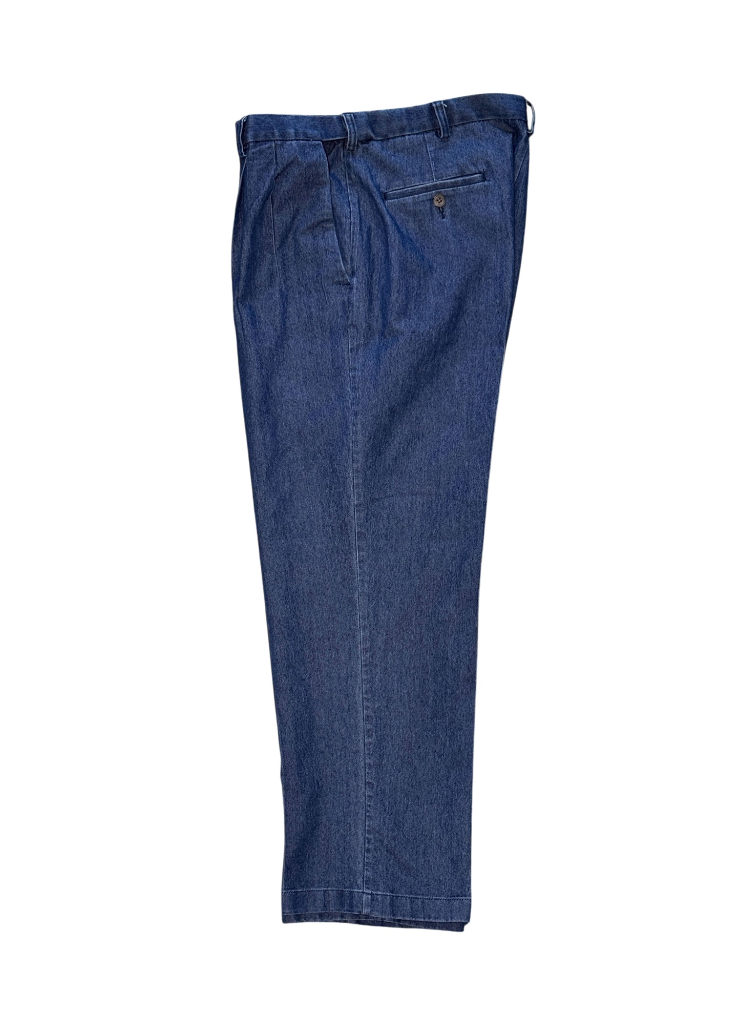 (SUP-756) HAGGAR 2TUCK DENIM TROUSERS - W36 x L30