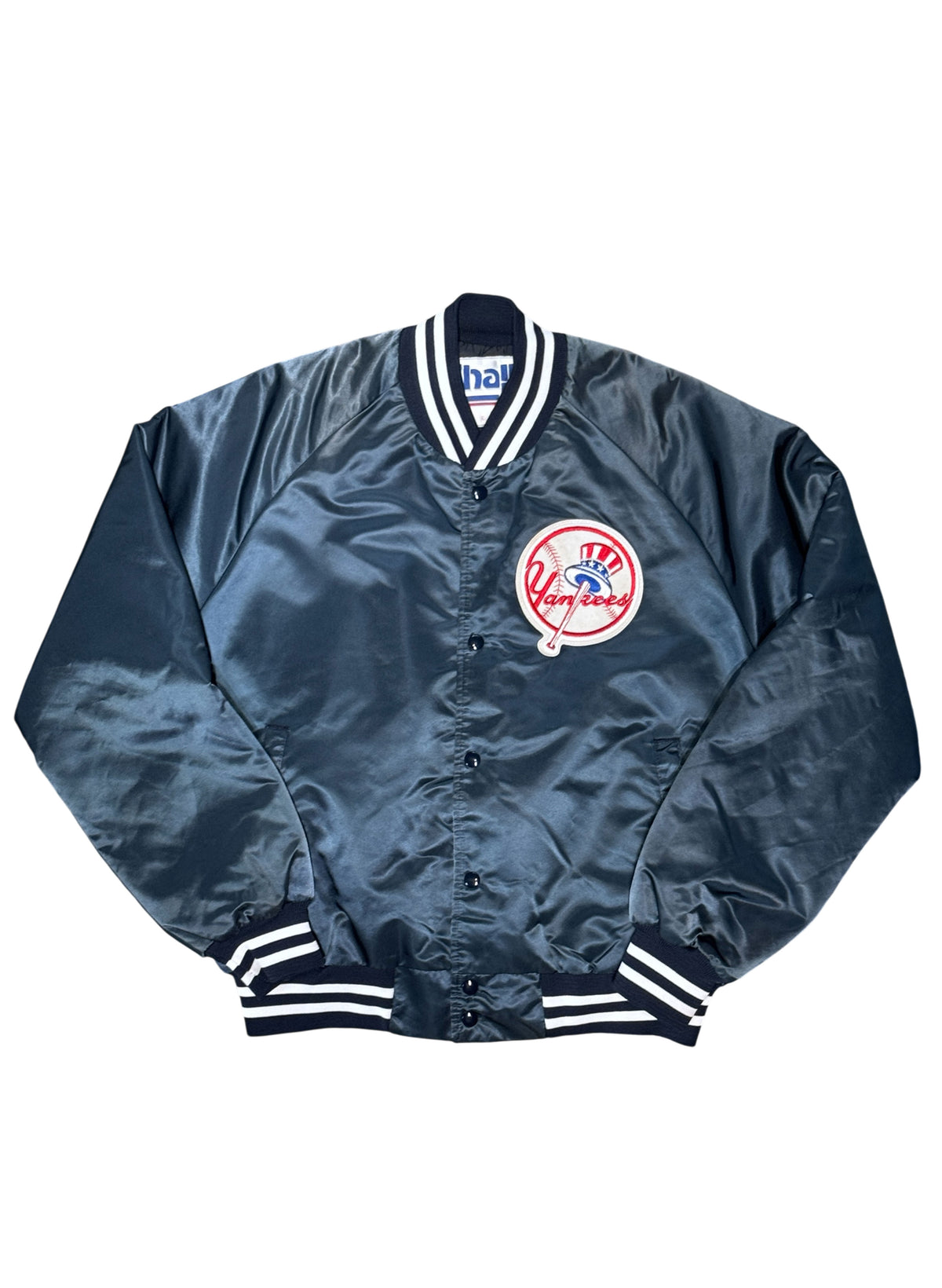 (SUP-864) Chalk Line MLB NEW YORK YANKEES NYLON QUILTING STADIUM JACKET - MADE IN U.S.A.