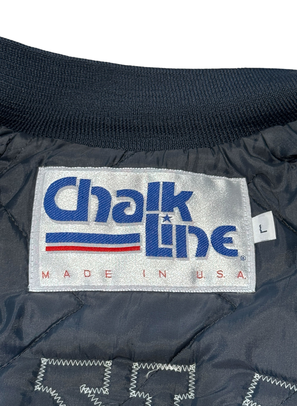 (SUP-864) Chalk Line MLB NEW YORK YANKEES NYLON QUILTING STADIUM JACKET - MADE IN U.S.A.