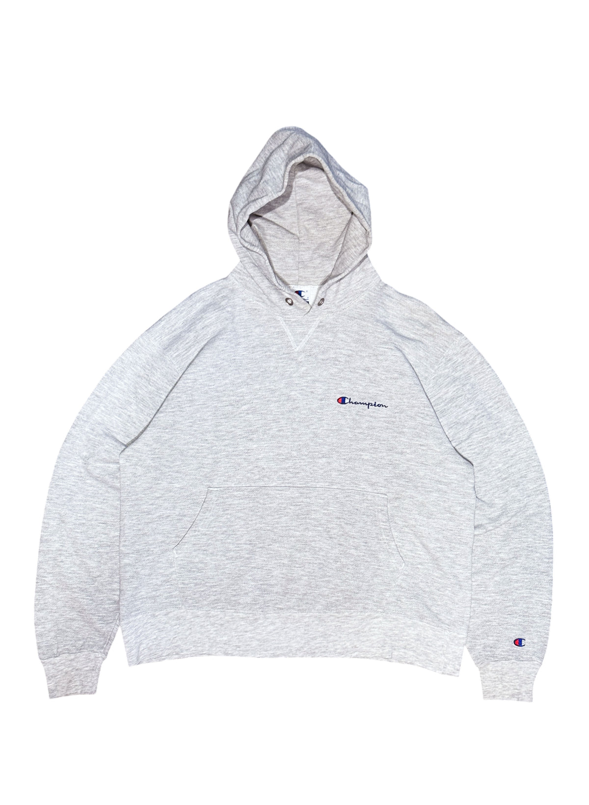(SUP-861) 90s Champion SCRIPT LOGO HOODIE - L - MADE IN U.S.A.