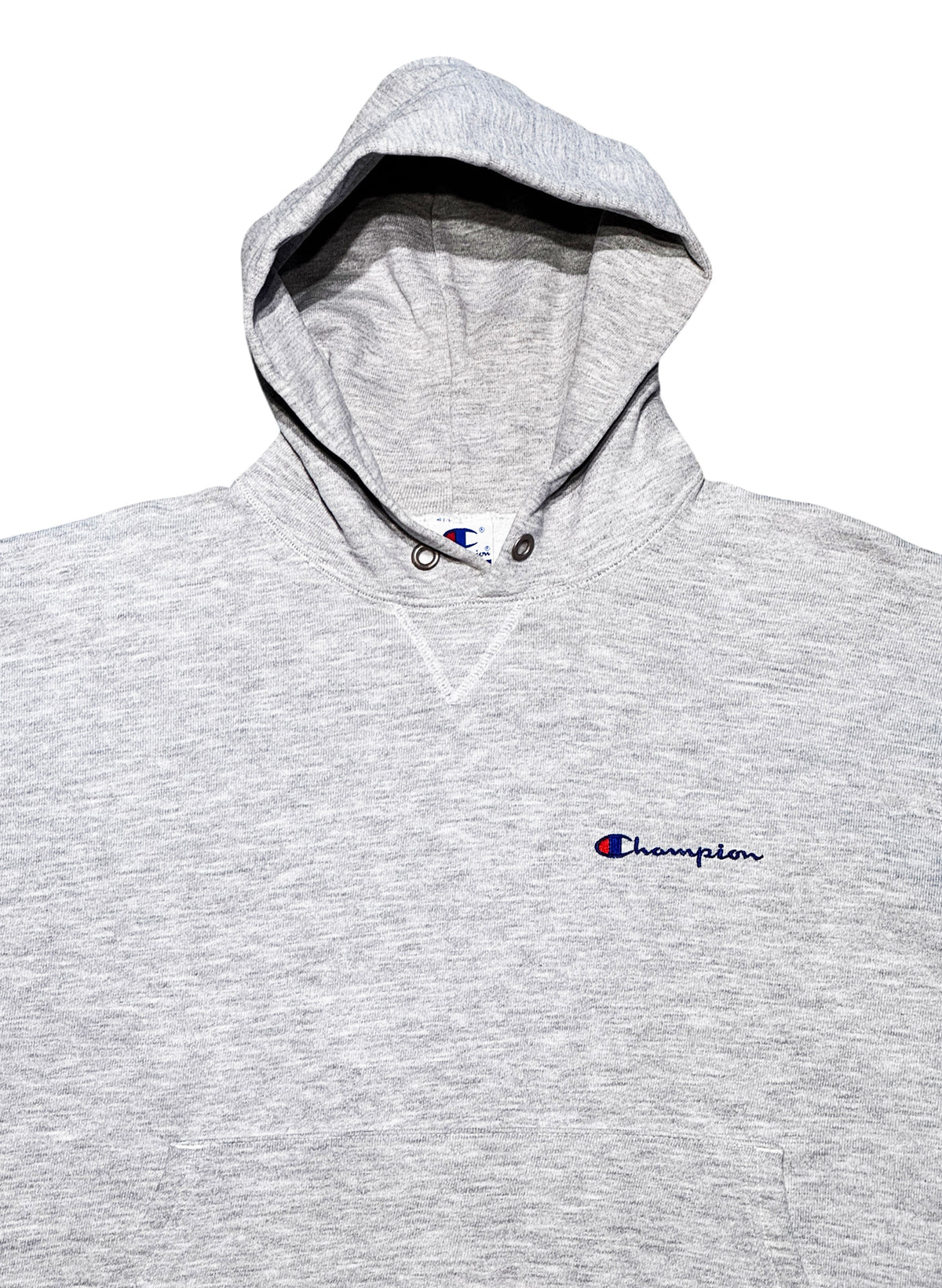(SUP-861) 90s Champion SCRIPT LOGO HOODIE - L - MADE IN U.S.A.