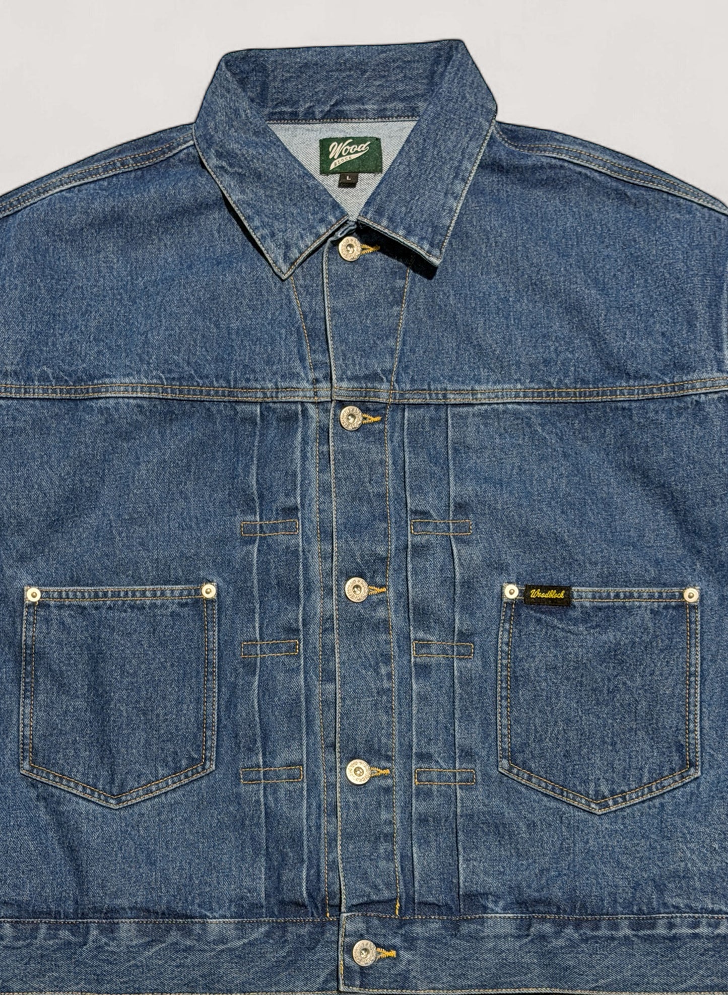 WOODBLOCK 2ND TYPE JACKET LIGHT INDIGO (WB-25AW-006)