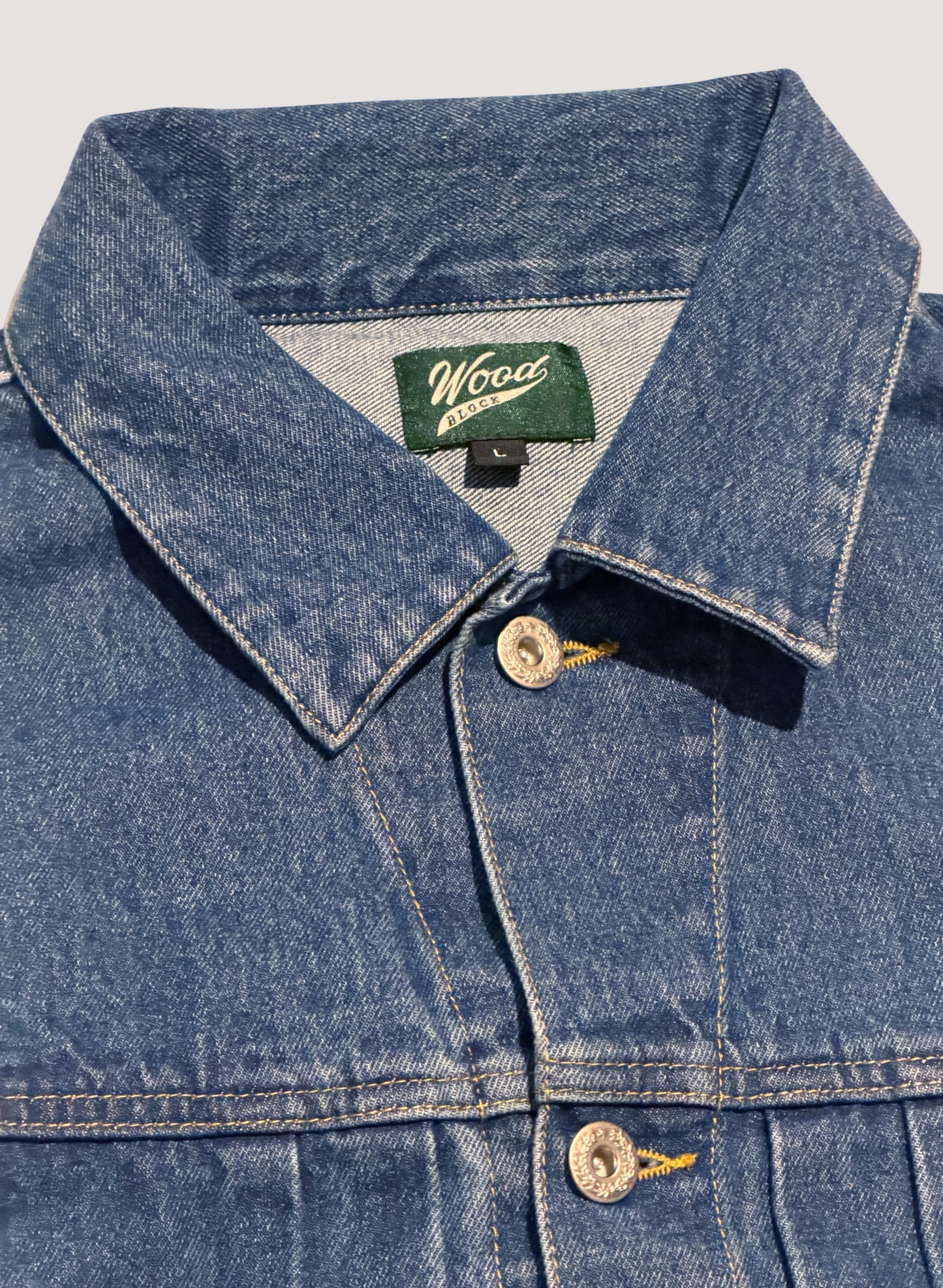 WOODBLOCK 2ND TYPE JACKET LIGHT INDIGO (WB-25AW-006)