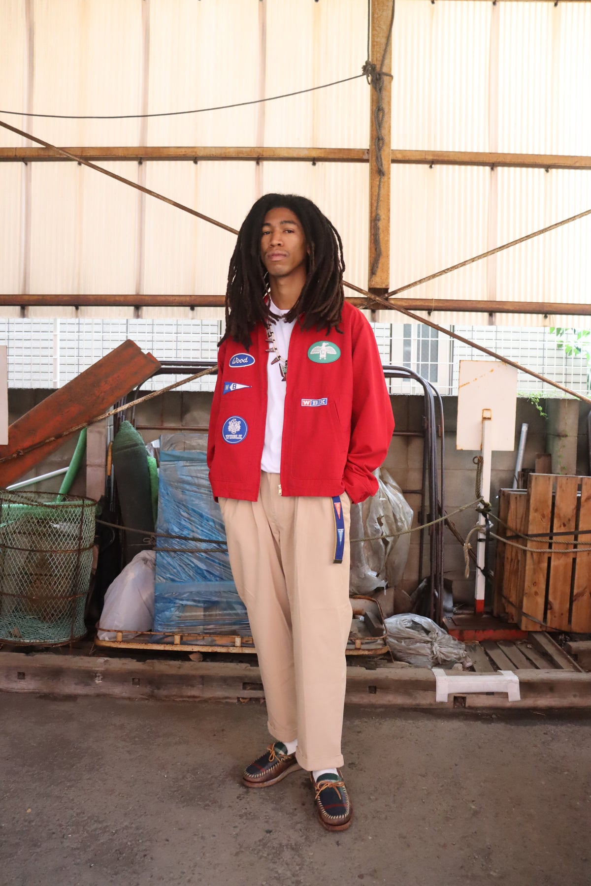 WOODBLOCK BOY SCOUT JACKET RED (WB-26AW-004)