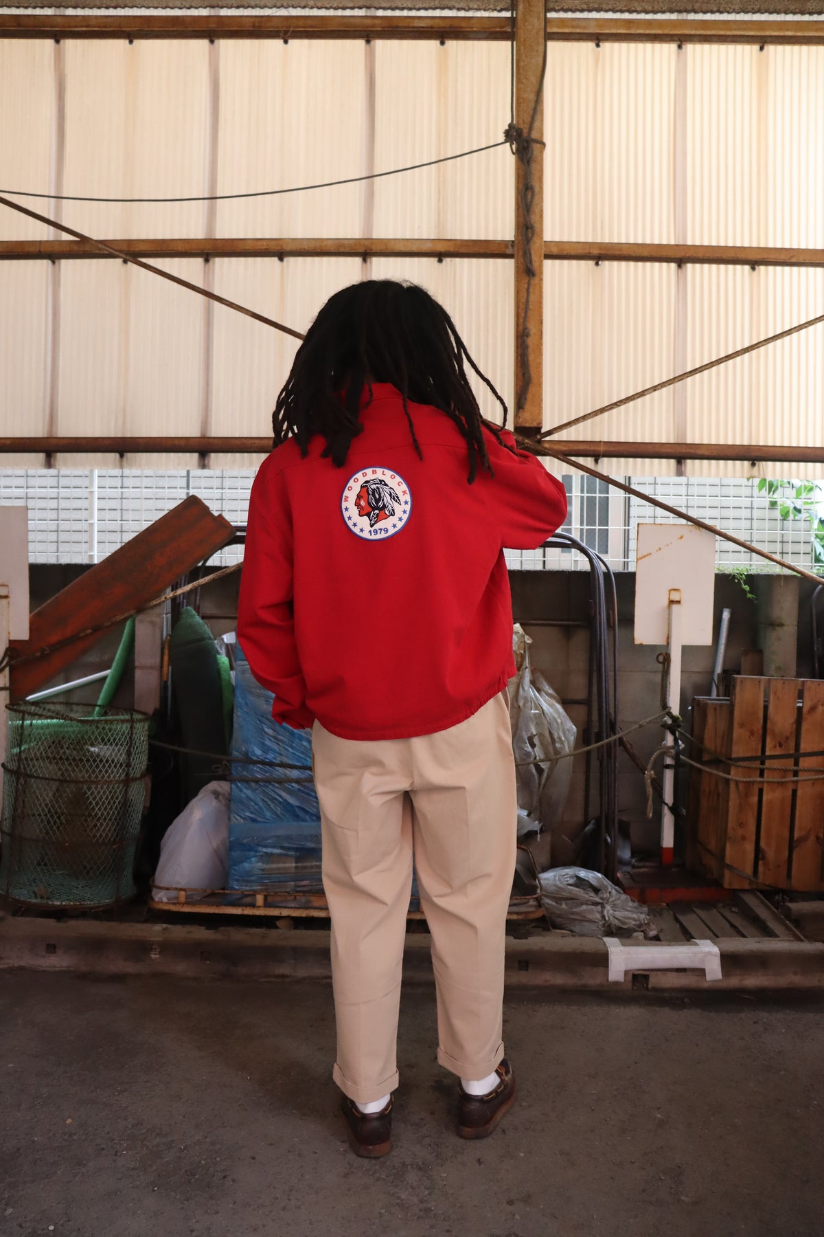 WOODBLOCK BOY SCOUT JACKET RED (WB-26AW-004)