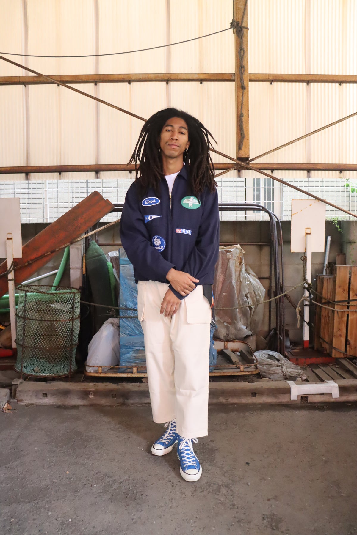 WOODBLOCK BOY SCOUT JACKET NAVY(WB-26AW-004)