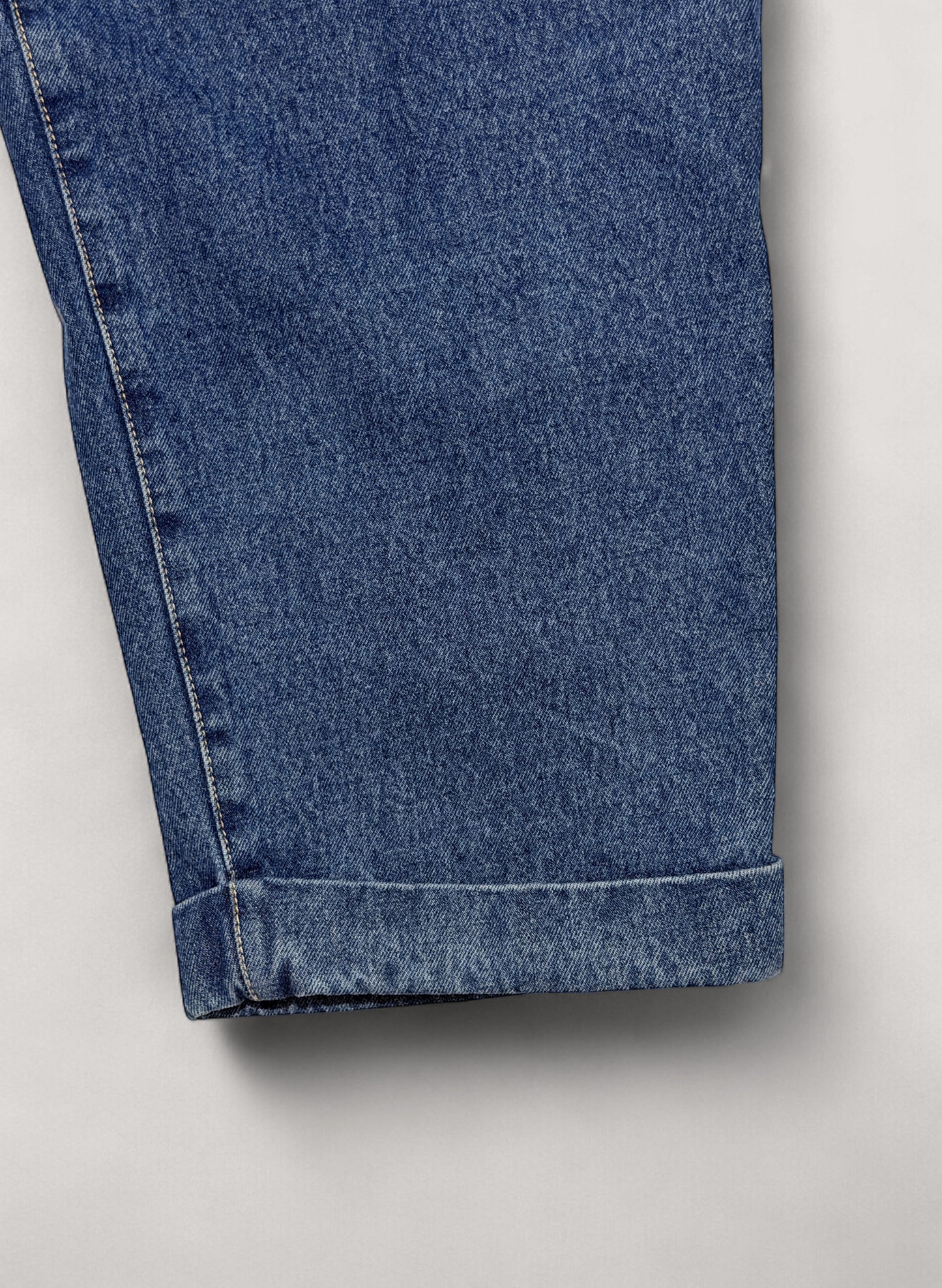 WOODBLOCK 2TUCK DENIM TROUSER LIGHT INDIGO (WB-25AW-007)