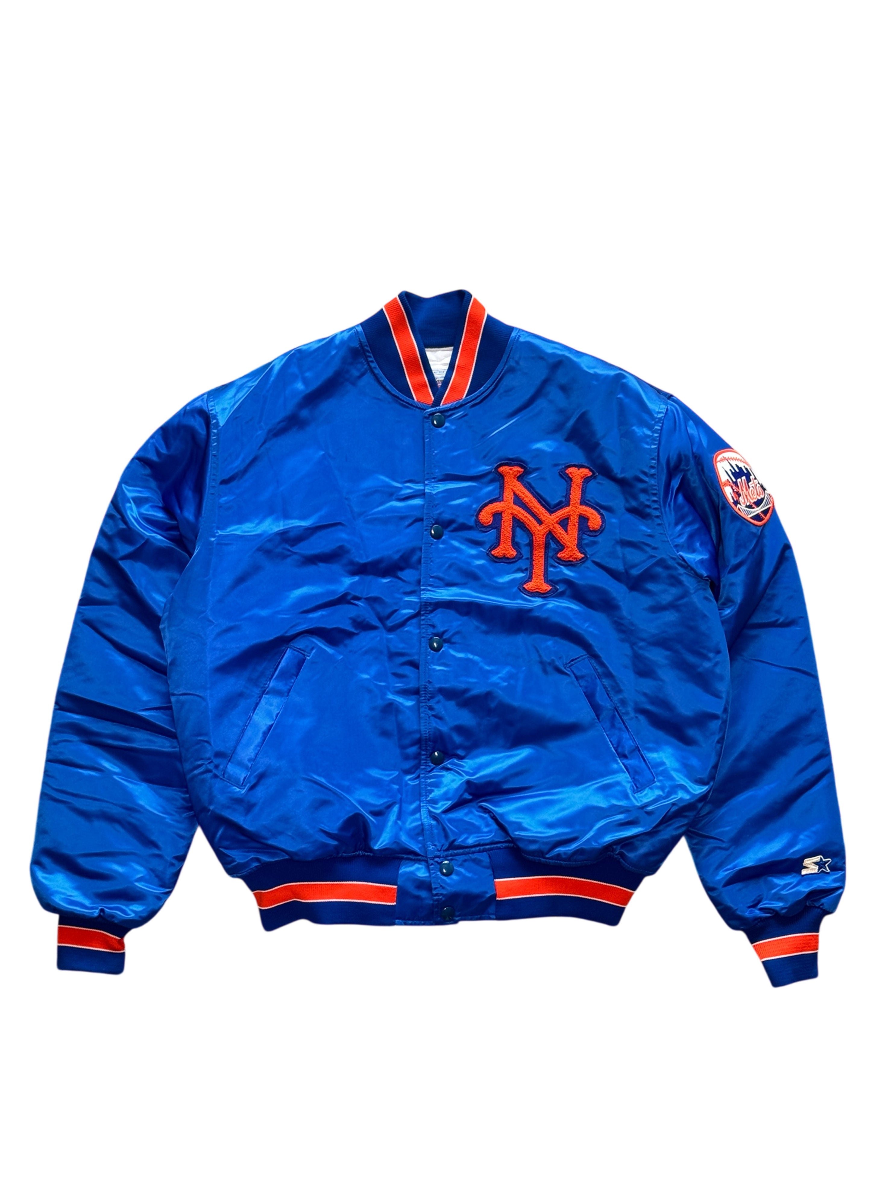 SUP-548) STARTER NEW YORK METS NYLON STADIUM JACKET - MADE IN