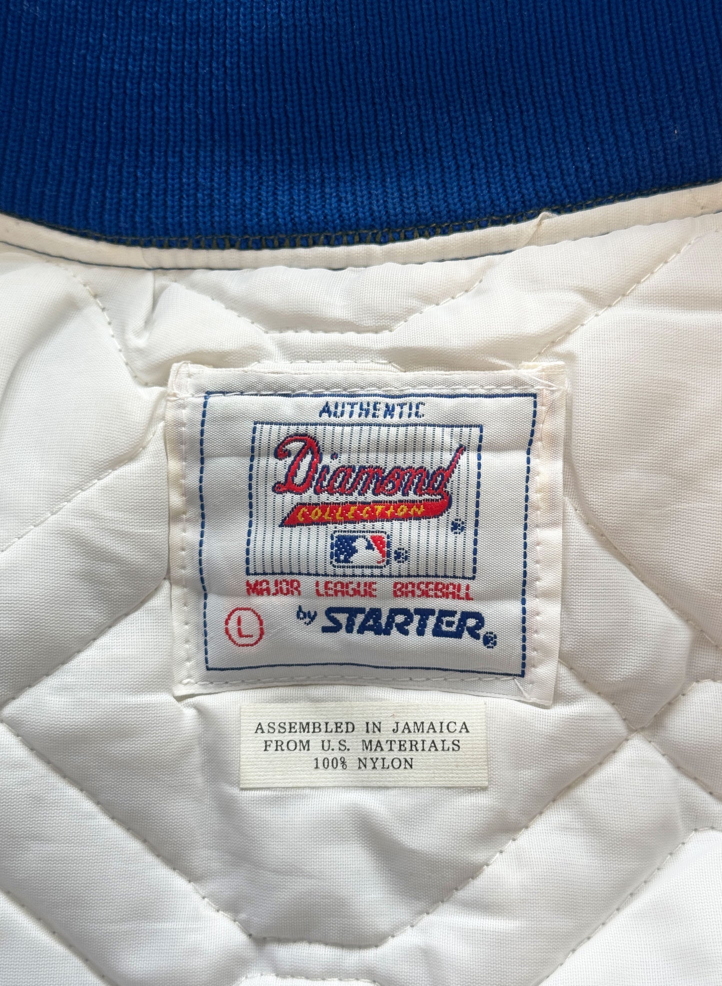 (SUP-548) STARTER NEW YORK METS NYLON STADIUM JACKET - MADE IN JAMAICA