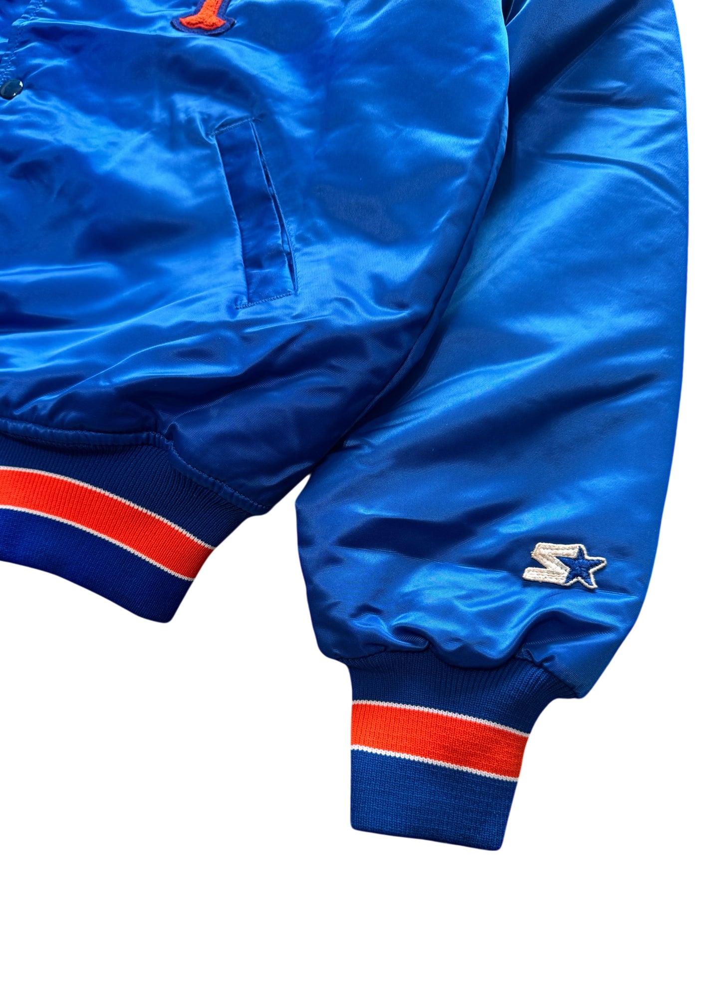 (SUP-548) STARTER NEW YORK METS NYLON STADIUM JACKET - MADE IN JAMAICA