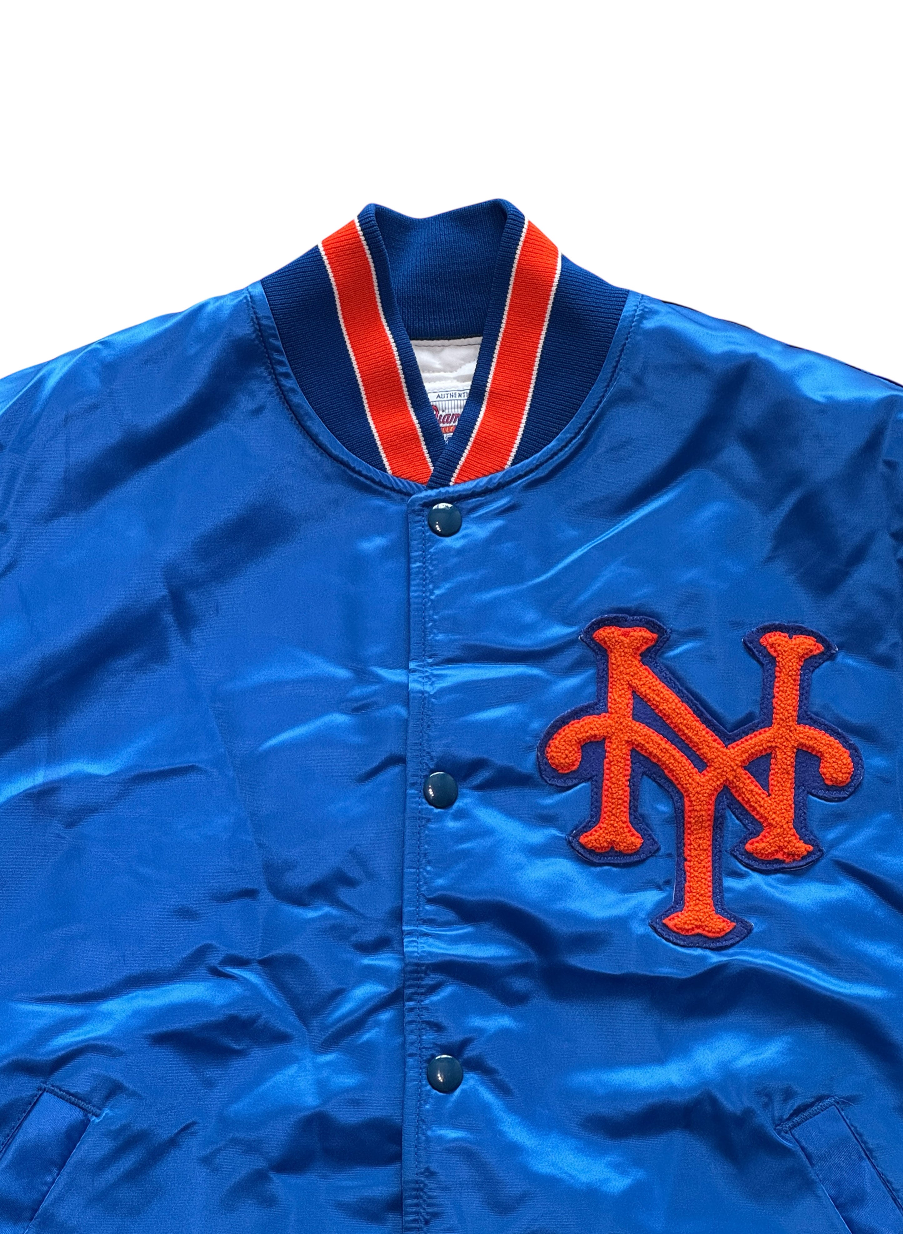 SUP-548) STARTER NEW YORK METS NYLON STADIUM JACKET - MADE IN