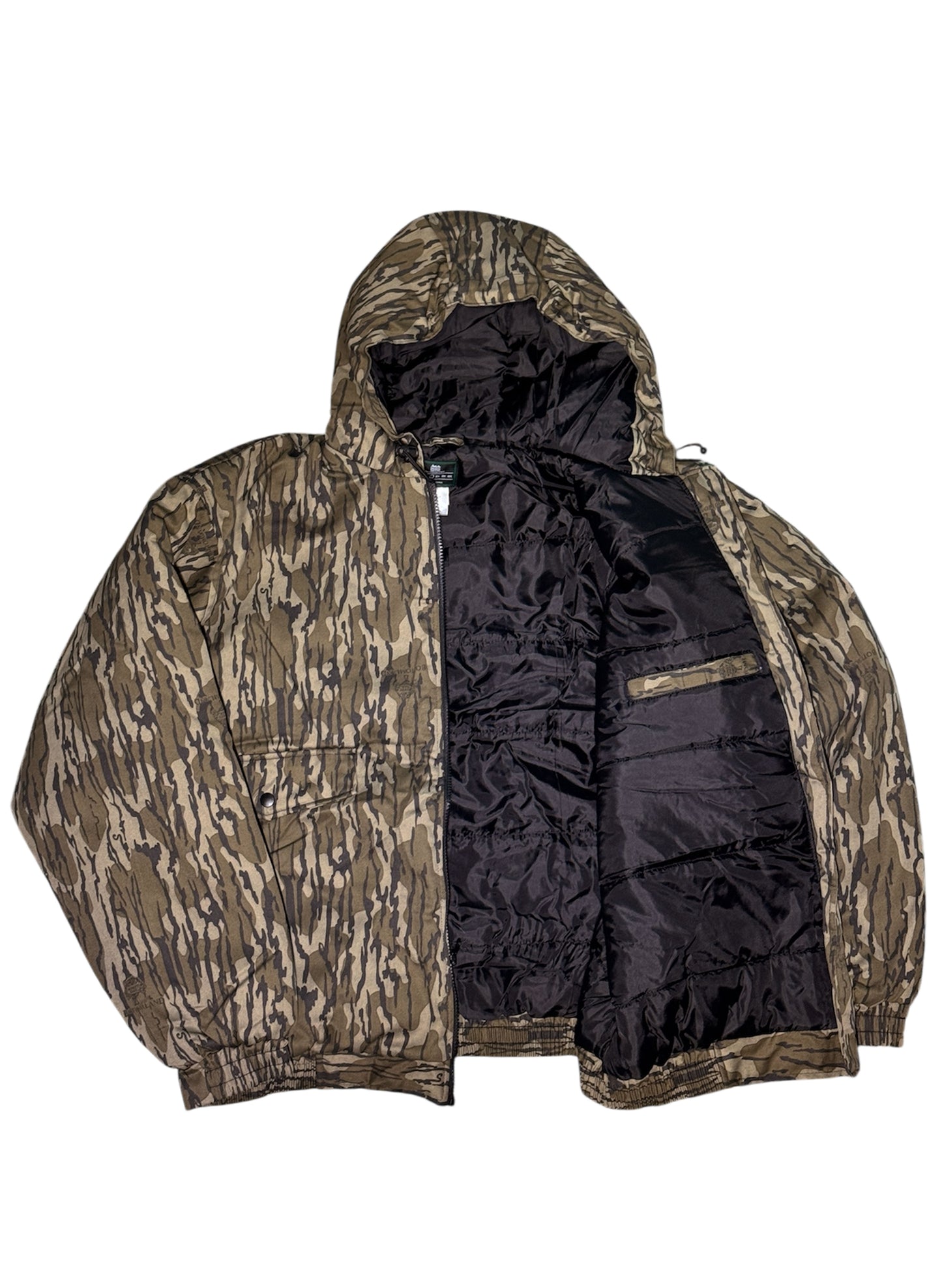 (SUP-454) WFS REAL TREE COTTON INSULATED HOODIE JACKET - MOSSY OAK