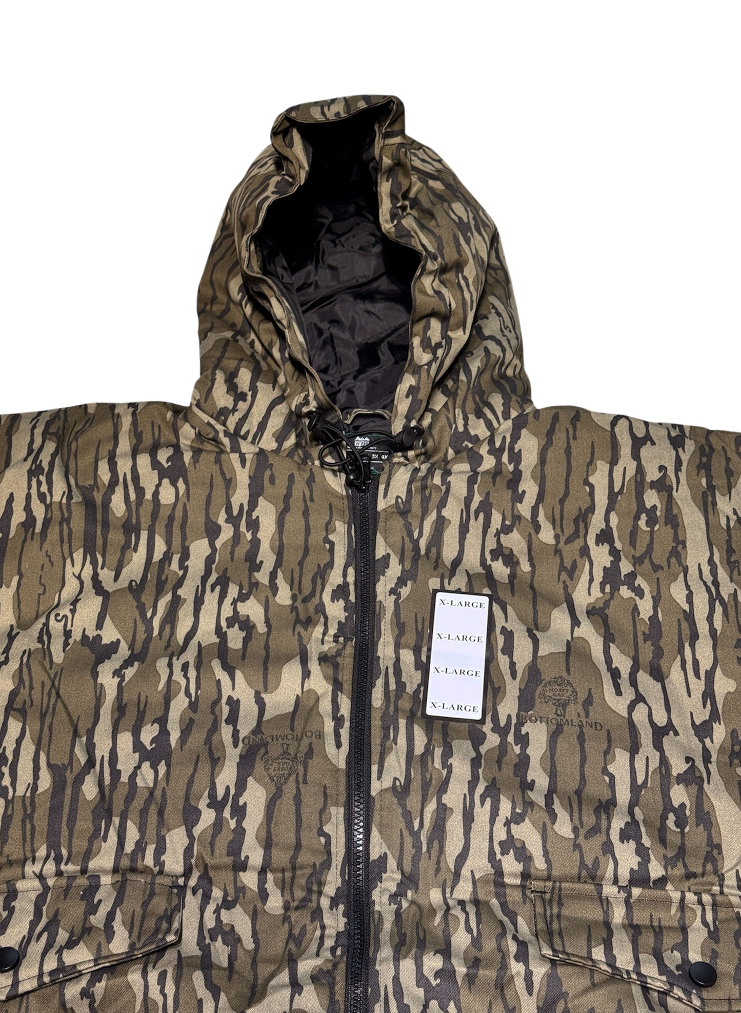 (SUP-454) WFS REAL TREE COTTON INSULATED HOODIE JACKET - MOSSY OAK
