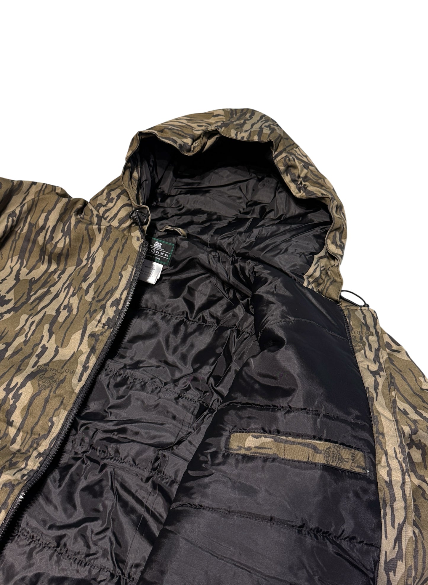 (SUP-454) WFS REAL TREE COTTON INSULATED HOODIE JACKET - MOSSY OAK