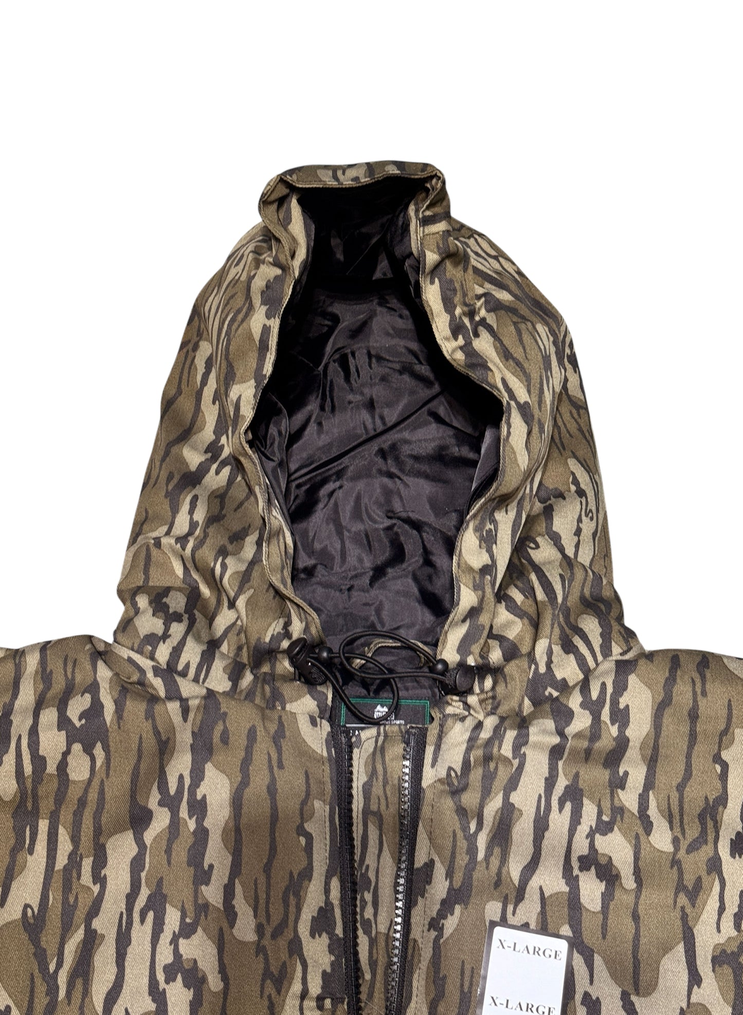 (SUP-454) WFS REAL TREE COTTON INSULATED HOODIE JACKET - MOSSY OAK