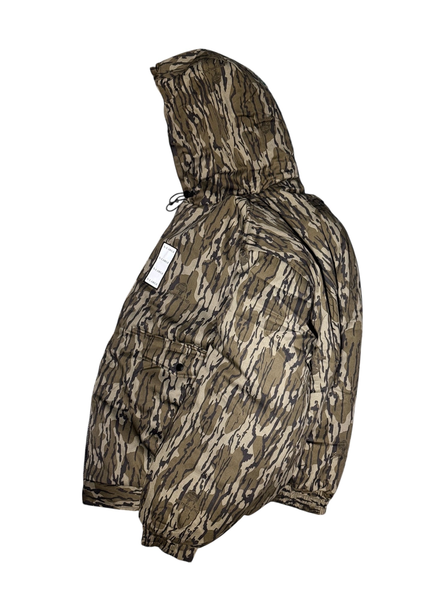 (SUP-454) WFS REAL TREE COTTON INSULATED HOODIE JACKET - MOSSY OAK